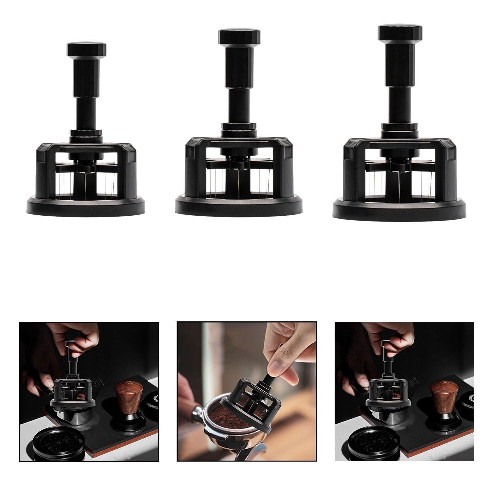 Espresso Distribution Tool Rotatable Coffee Distributor for Coffee Shop Home 51mm