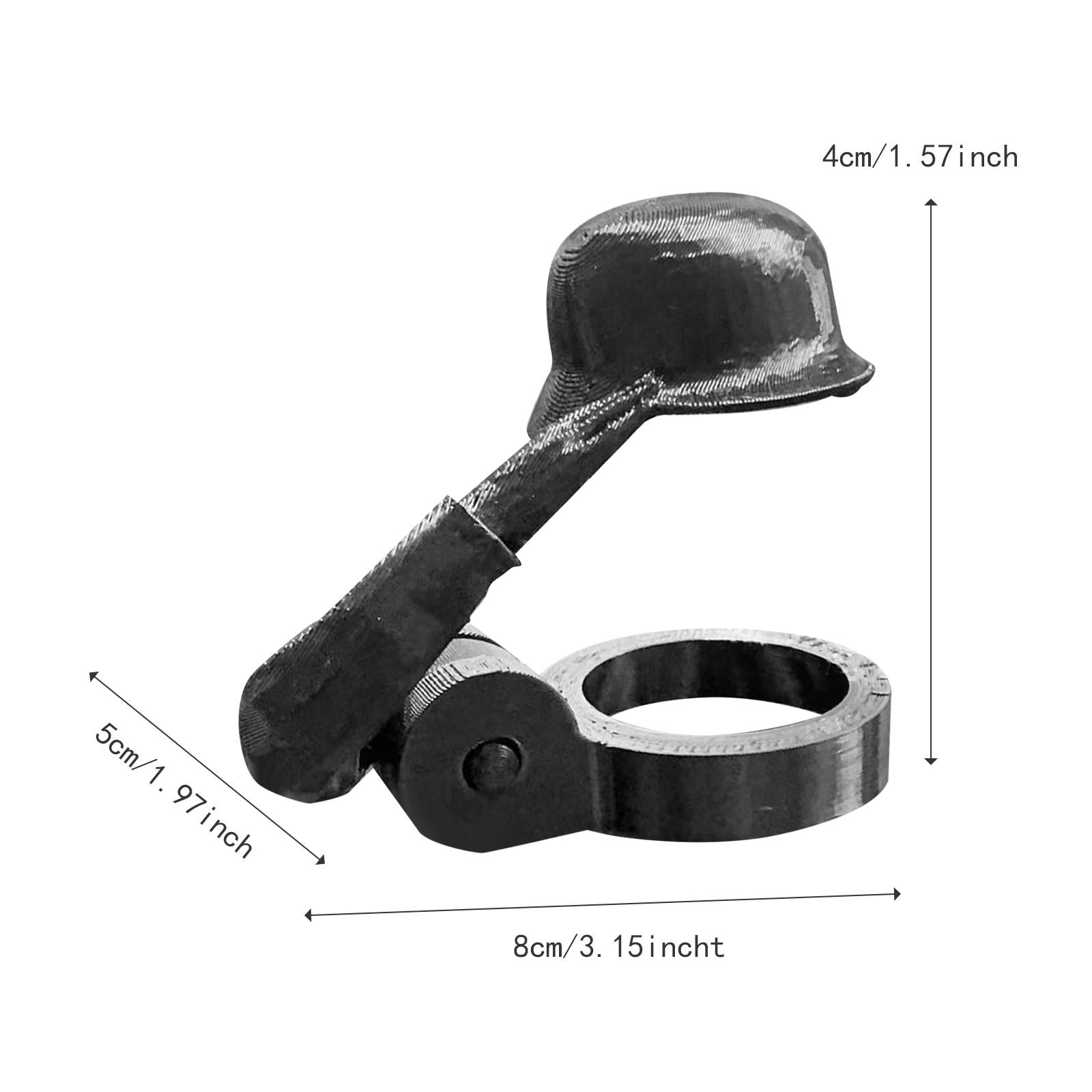 Beer Bottle Helmet Beverage Cap for Standard Beer Bottles (330-500ml) Hiking black