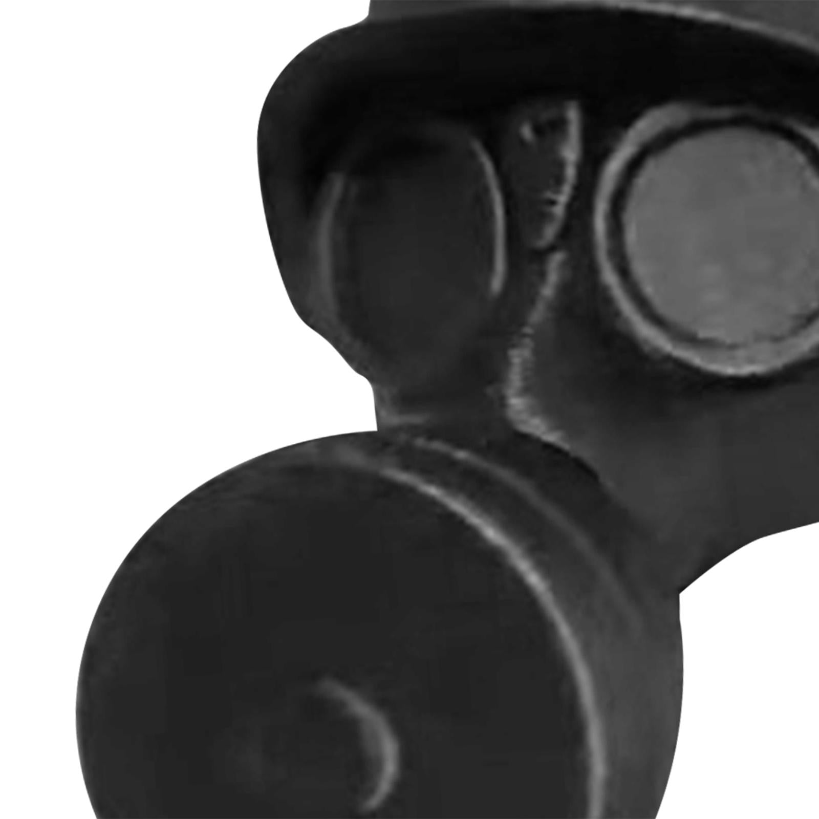 Beer Bottle Helmet Lid Wine Glass Stopper Hat for Camping Party Supplies Bar Black
