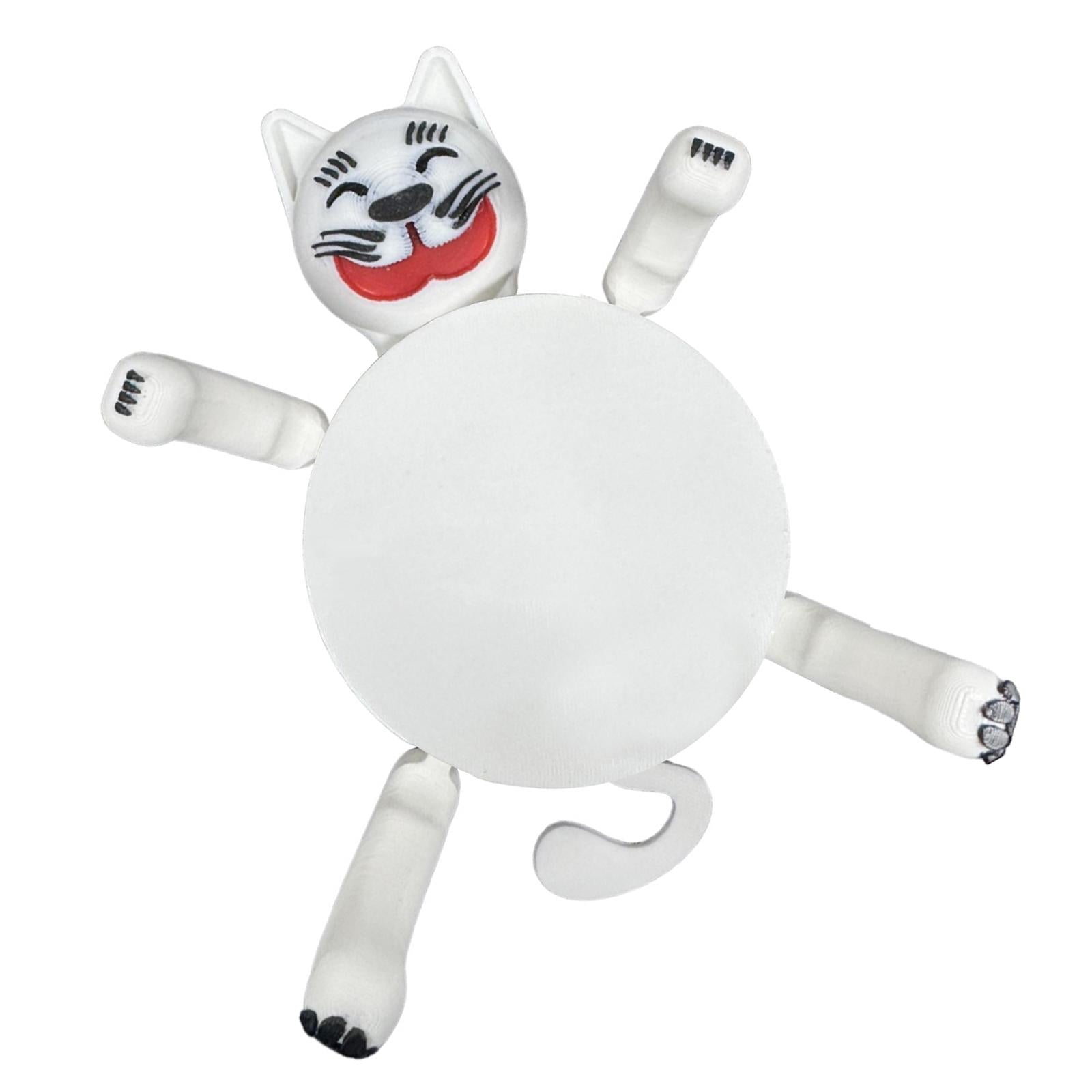 Cat Coaster Cup Holder Unique Insulation Pad for Holiday Party Kitchen Decor White