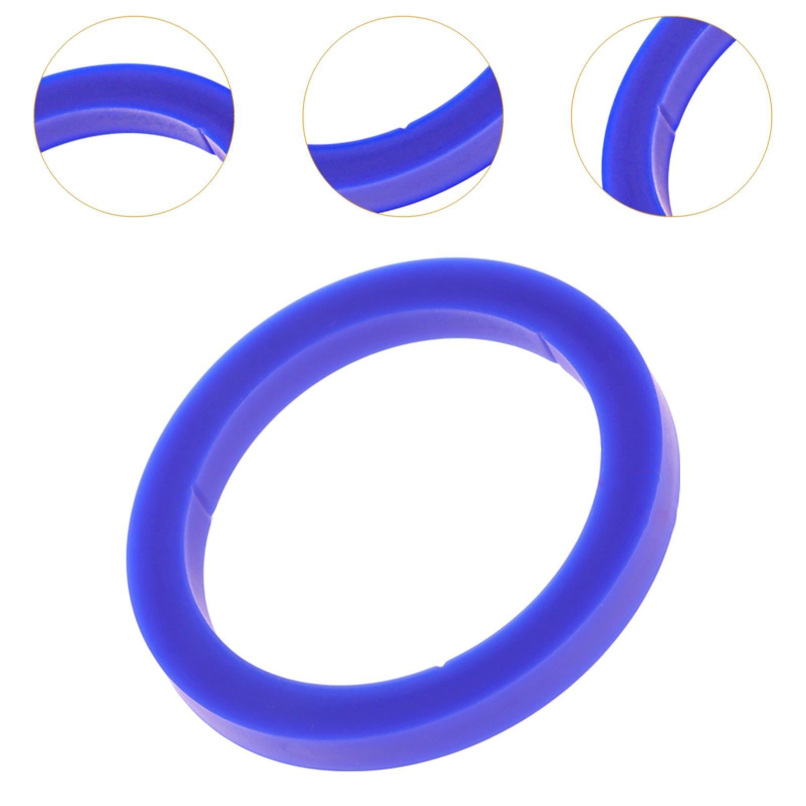 2Pcs Silicone Group Gaskets Portable Group Head Sealing for E61 Coffee Maker Blue