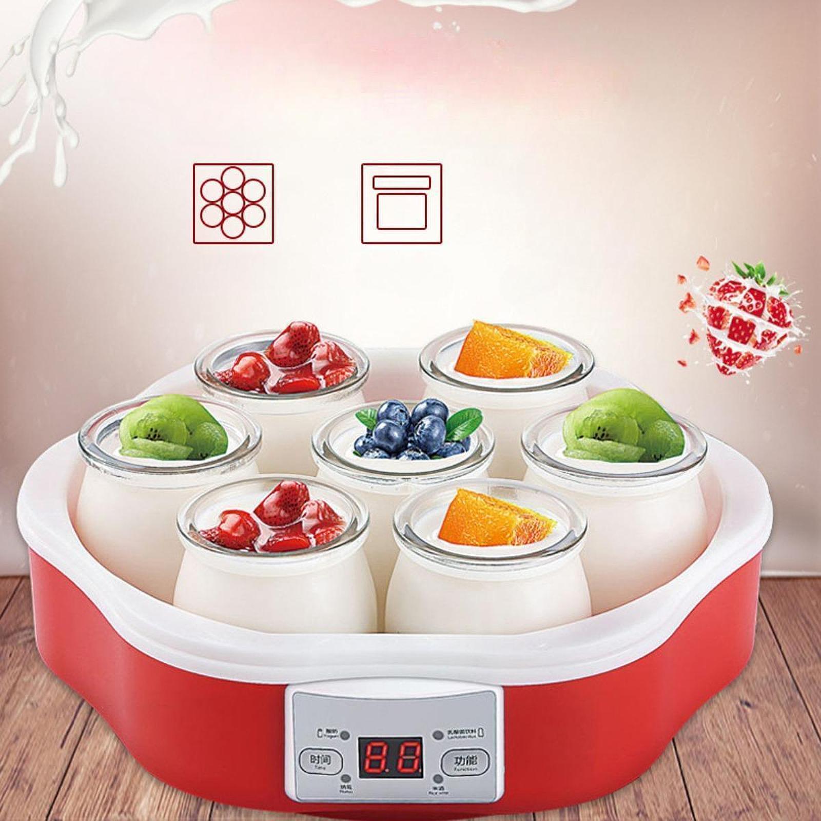 Electric Yogurt Maker Low Noise Digital Natto Maker Stainless Steel Liner