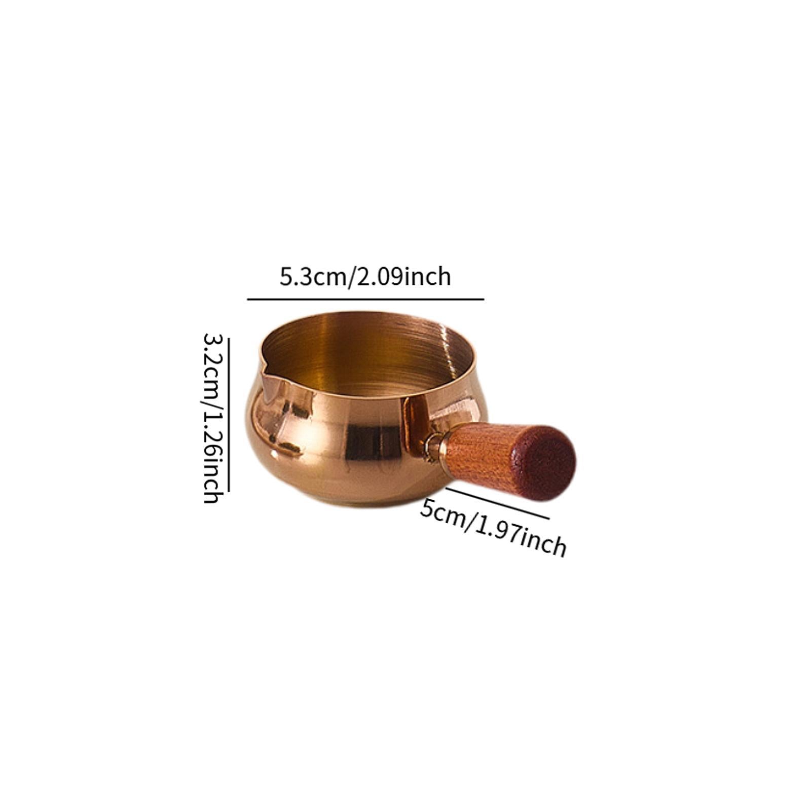 Stainless Steel Sauce Cup Reusable Measuring Cup Kitchen Gadget Dipping Bowl S Rose Gold