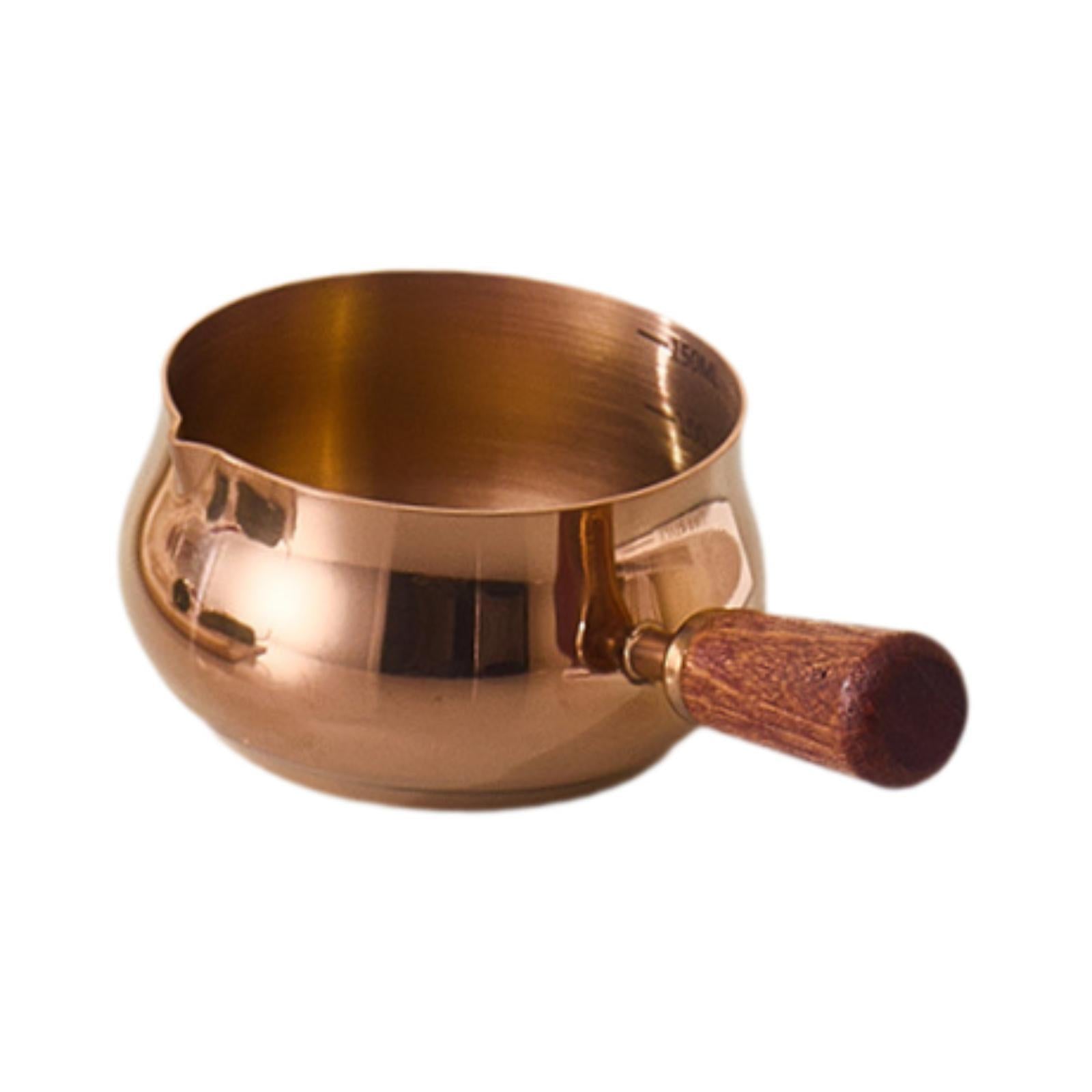 Stainless Steel Sauce Cup Reusable Measuring Cup Kitchen Gadget Dipping Bowl L Rose Gold