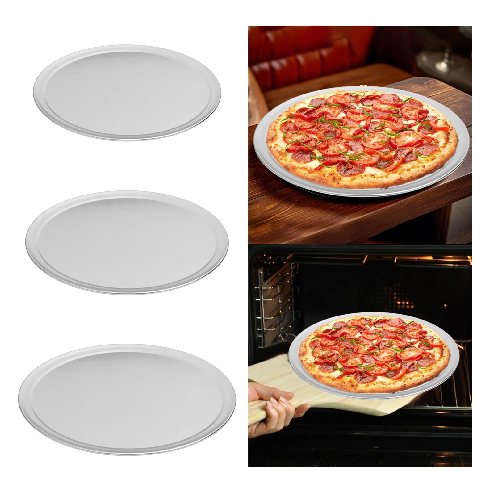 Pizza Baking Pan Bakeware Dishwasher Safe Nonstick for Home Party Restaurant 12 inch