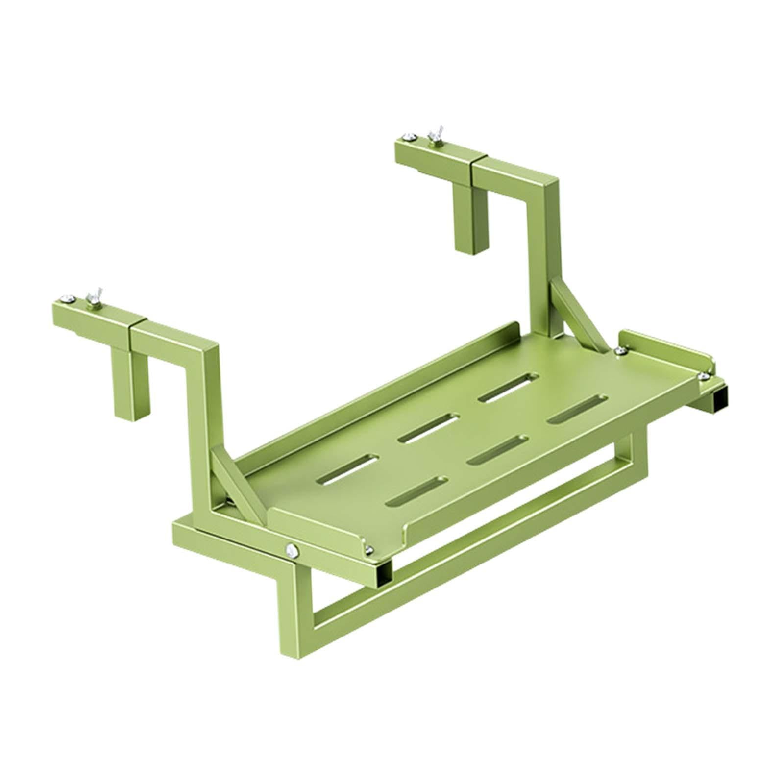 Balcony Railing Flower Pot Holder Stand Easy Installation Railing Plant Rack
