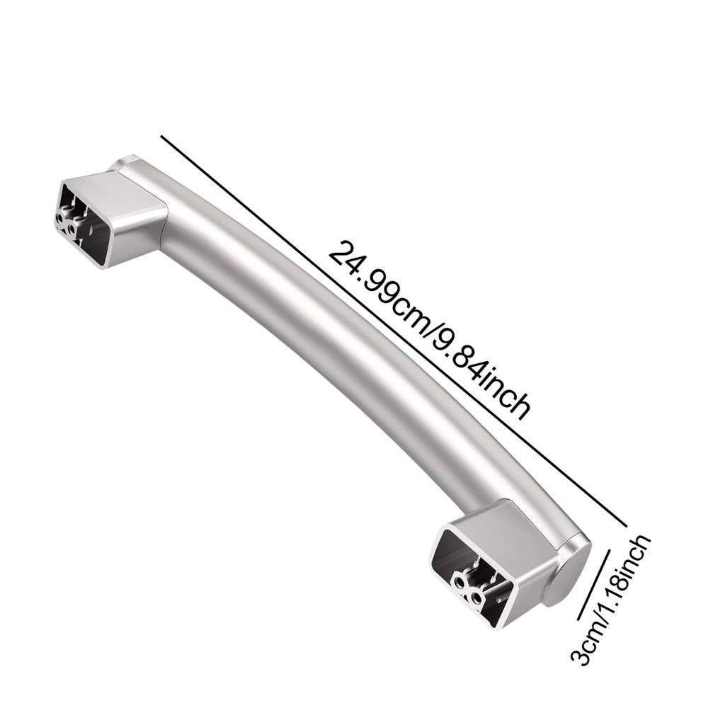 Microwave Door Handle Replacement for Jnm7196SK3SS Dvm7195EK1ES Dvm7195EK2ES