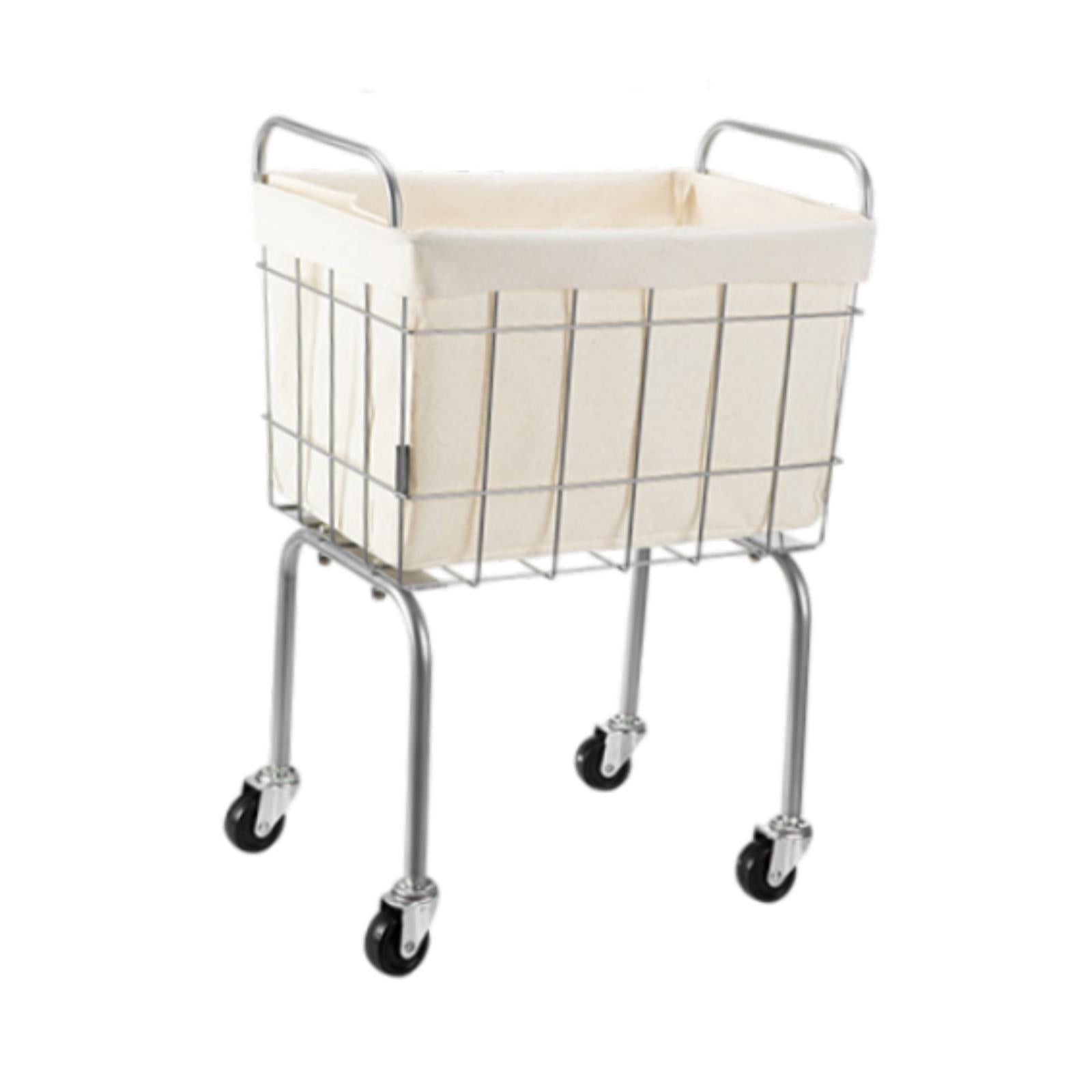 Laundry Basket with Wheels Portable Organizer for Laundry Room Hotel Bedroom