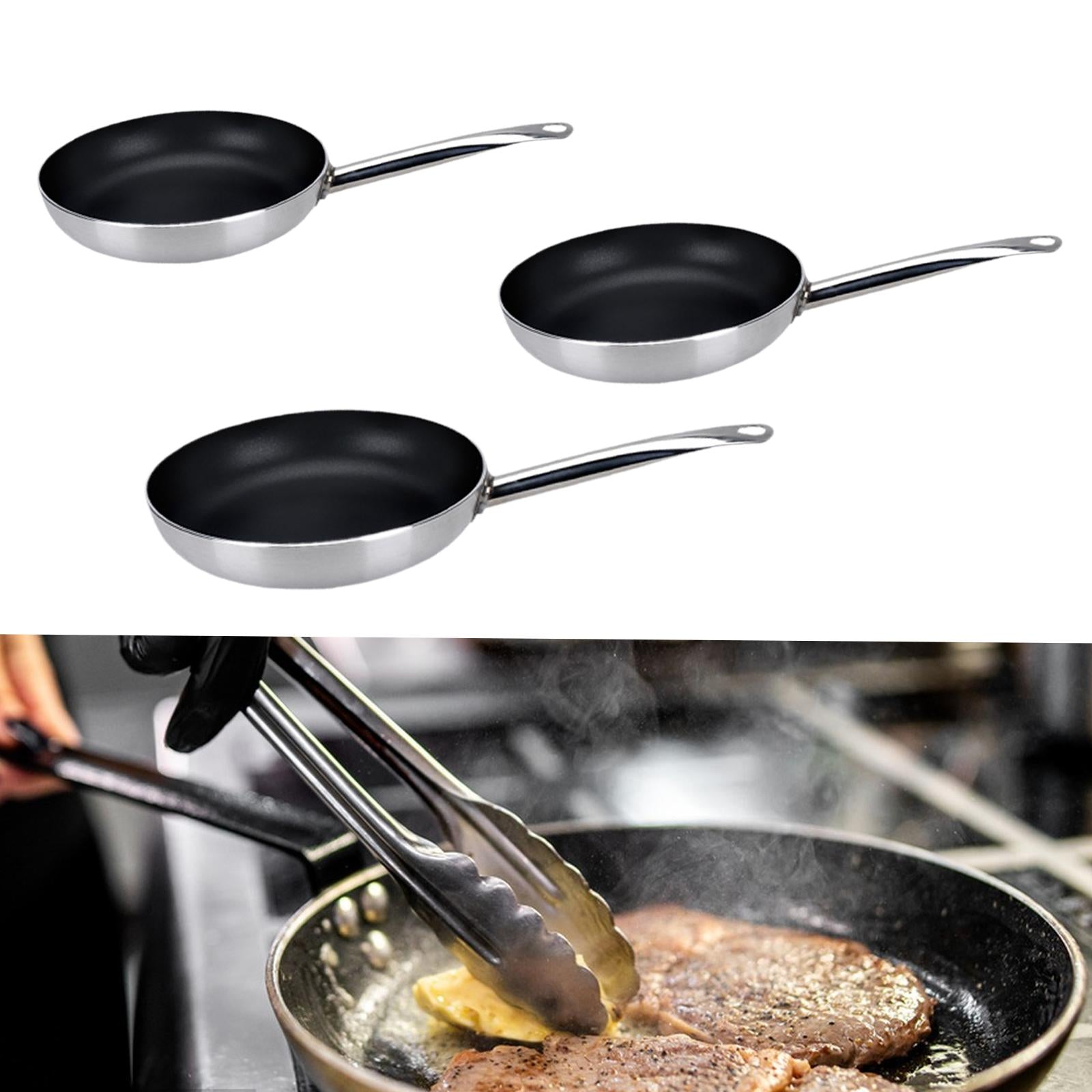 Aluminium Skillets Saute Pan Round Cooking Pan Non Stick Frying Pan for Home 24.5cm