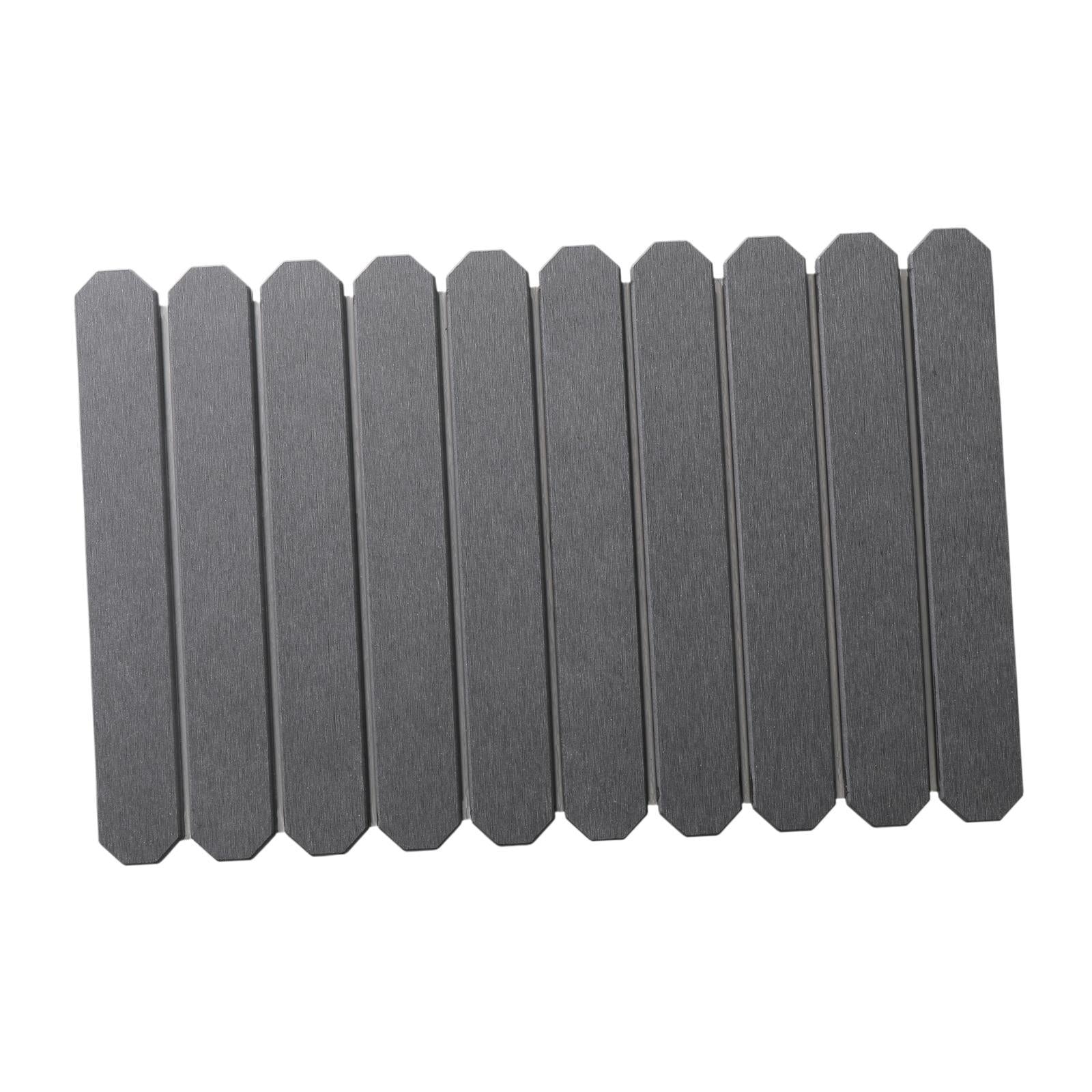 Stone Drying Mat for Kitchen Counter Large for Bathroom Household Countertop Dark Grey