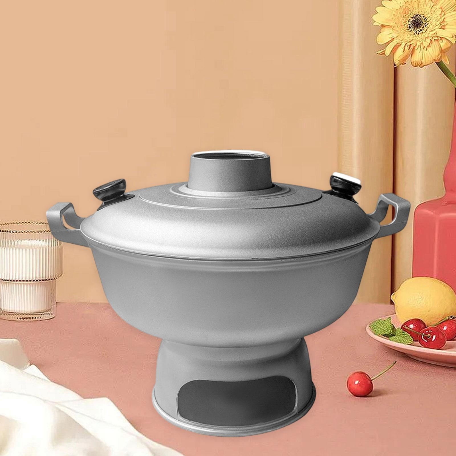 Chinese Traditional Beijing Charcoal Hot Pot Multifunction Cooking Shabu Pot