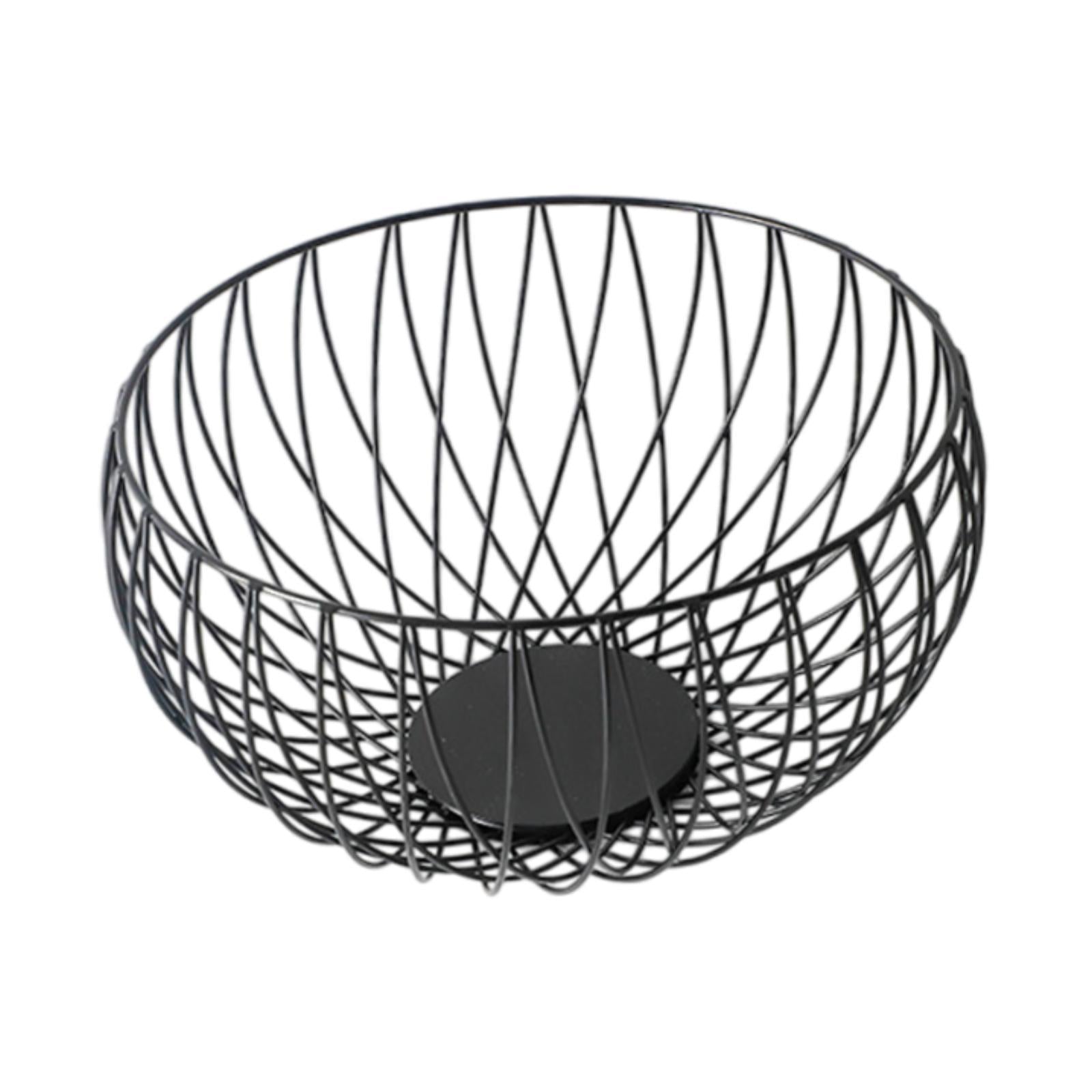 Fruit Bowl Basket Kitchen Counter Multipurpose Space Saver Coffee Pod Holder