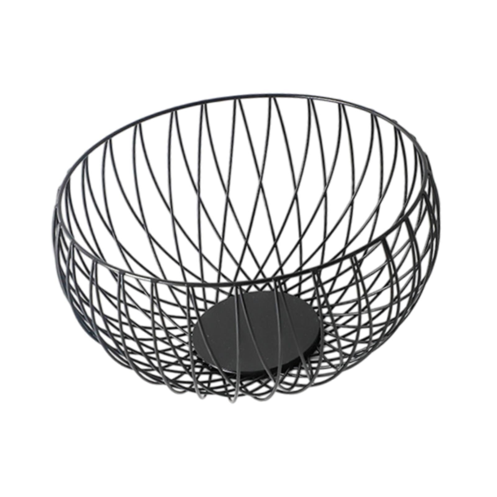Fruit Bowl Basket Kitchen Counter Multipurpose Space Saver Coffee Pod Holder