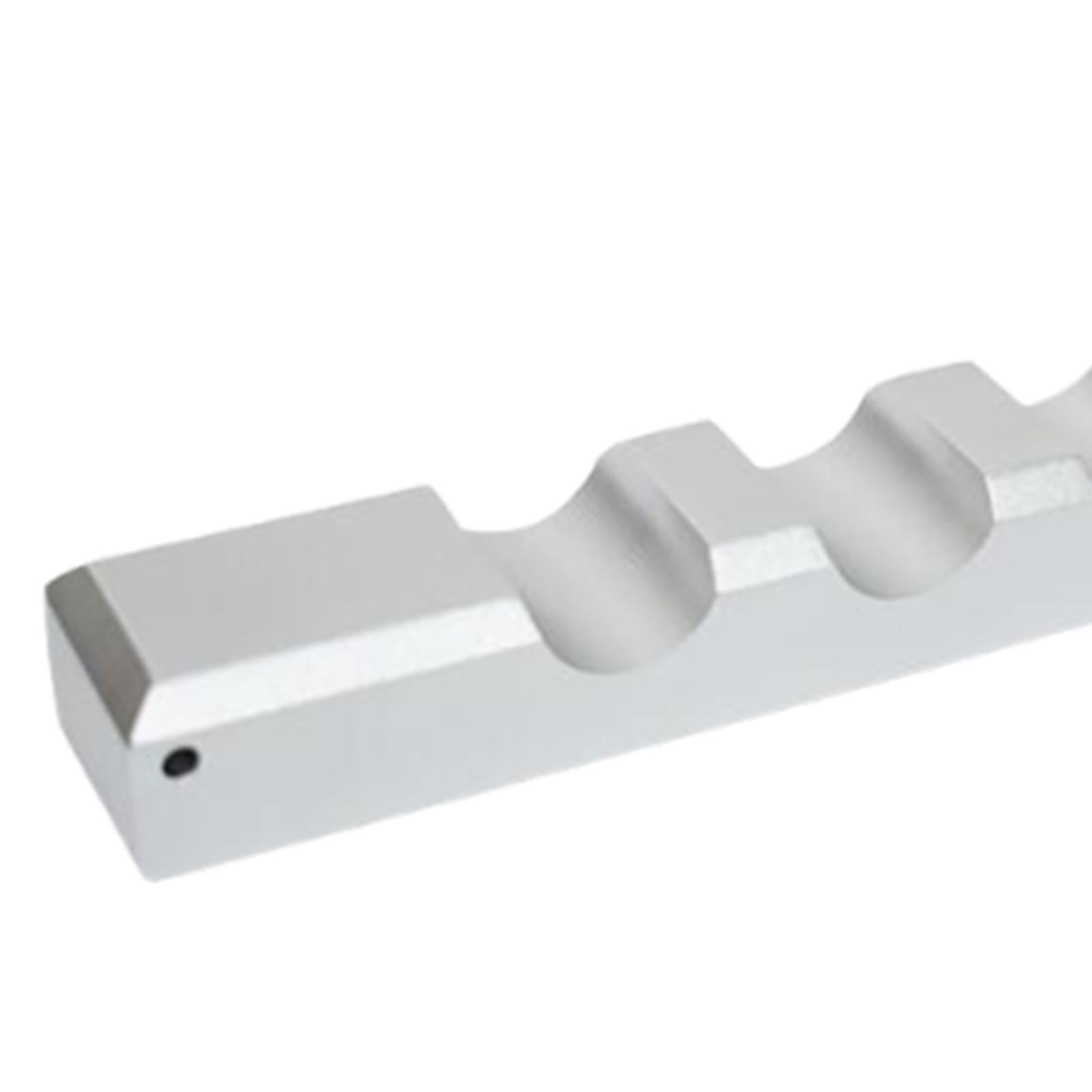 Chopsticks Holder Aluminum Alloy Spoon Fork Holder for Hotel Cafe Restaurant Silver