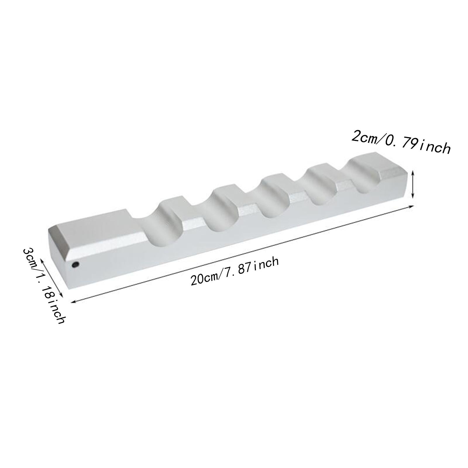 Chopsticks Holder Aluminum Alloy Spoon Fork Holder for Hotel Cafe Restaurant Silver