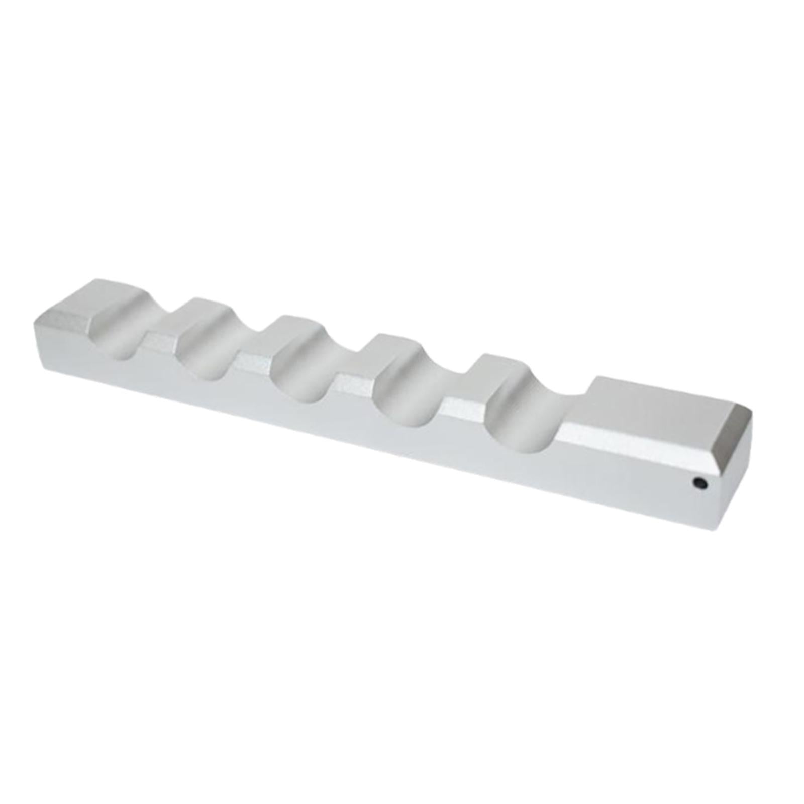 Chopsticks Holder Aluminum Alloy Spoon Fork Holder for Hotel Cafe Restaurant Silver