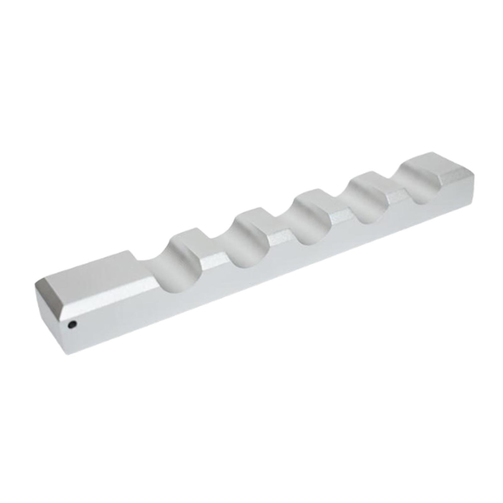 Chopsticks Holder Aluminum Alloy Spoon Fork Holder for Hotel Cafe Restaurant Silver