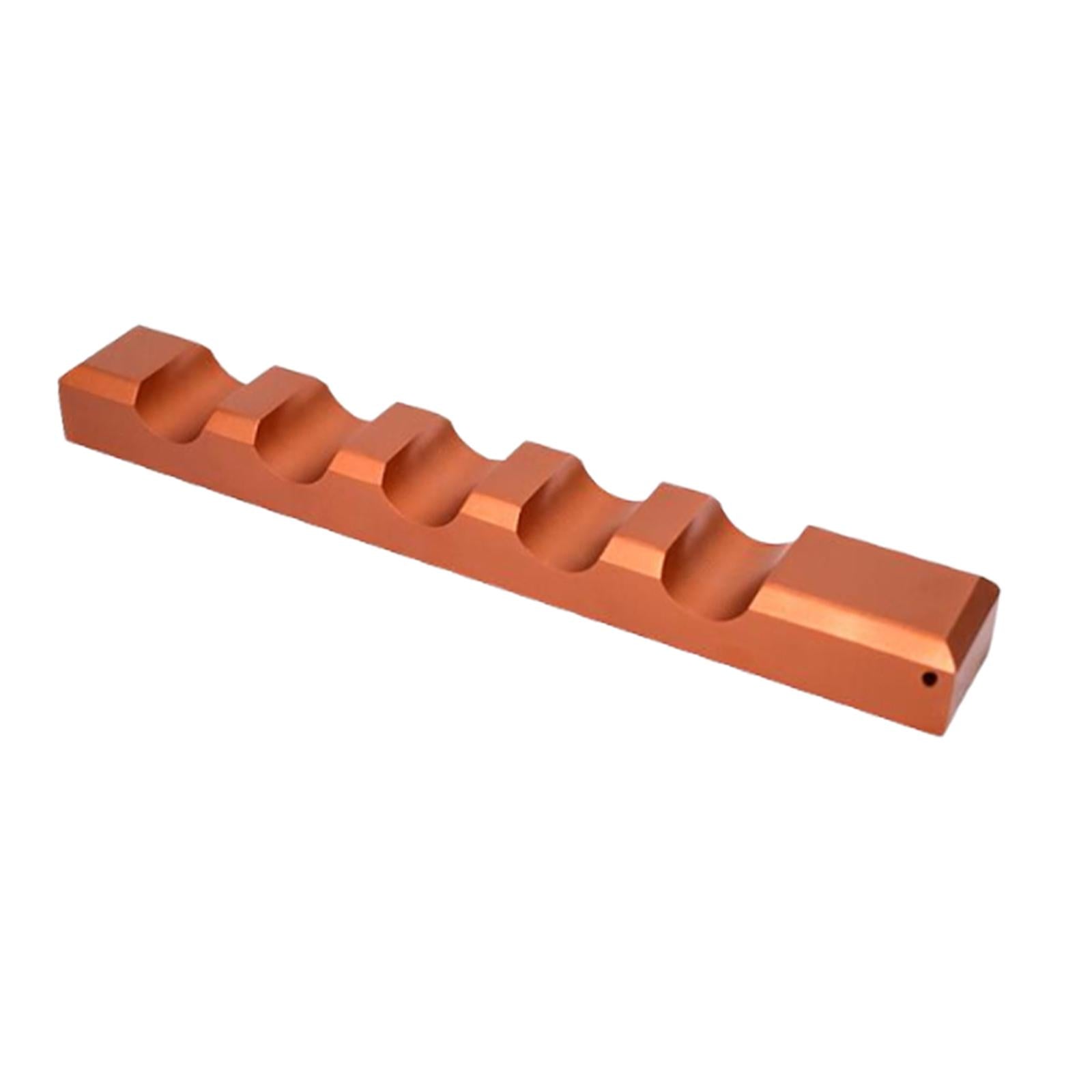 Chopsticks Holder Aluminum Alloy Spoon Fork Holder for Hotel Cafe Restaurant Orange