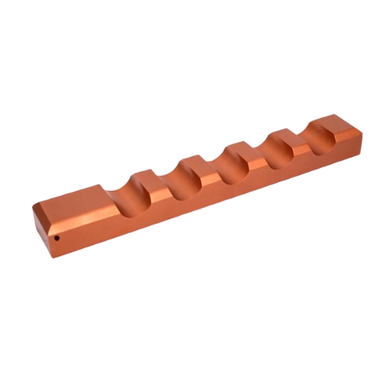 Chopsticks Holder Aluminum Alloy Spoon Fork Holder for Hotel Cafe Restaurant Orange