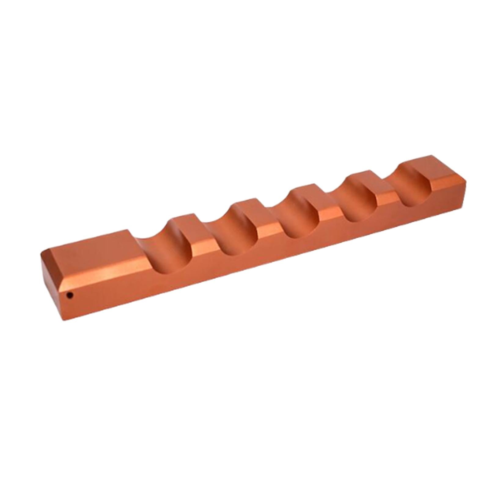 Chopsticks Holder Aluminum Alloy Spoon Fork Holder for Hotel Cafe Restaurant Orange