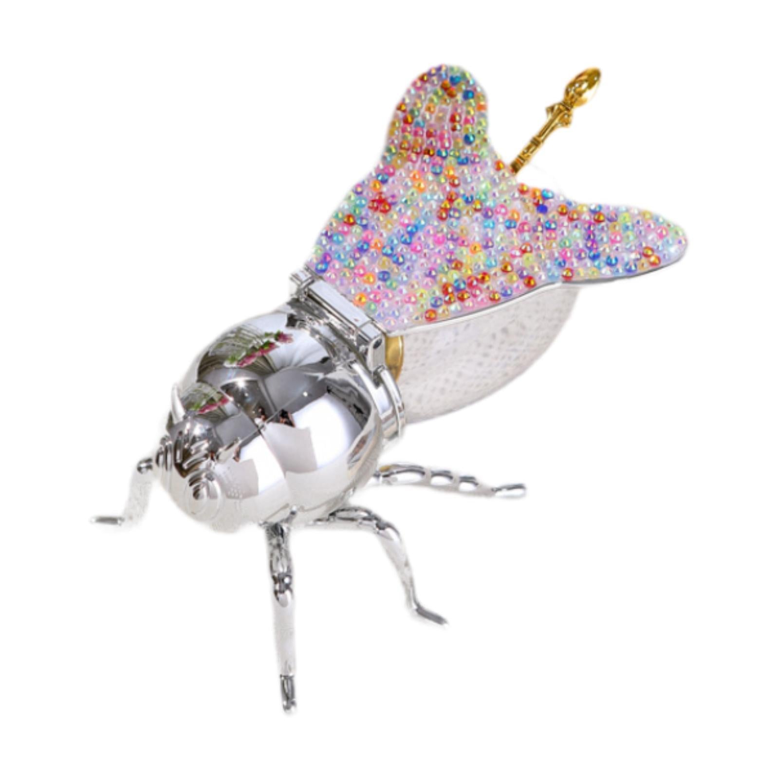 Bee Honey Pot Figurine Ornament Modern Spice Pot for Kitchen Festive Parties Multi