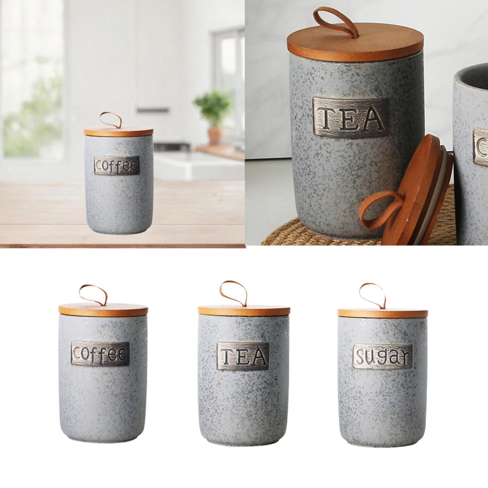 Coffee Canister Kitchen Coffee Bean Storage Container for Spice Cereal Sugar coffee