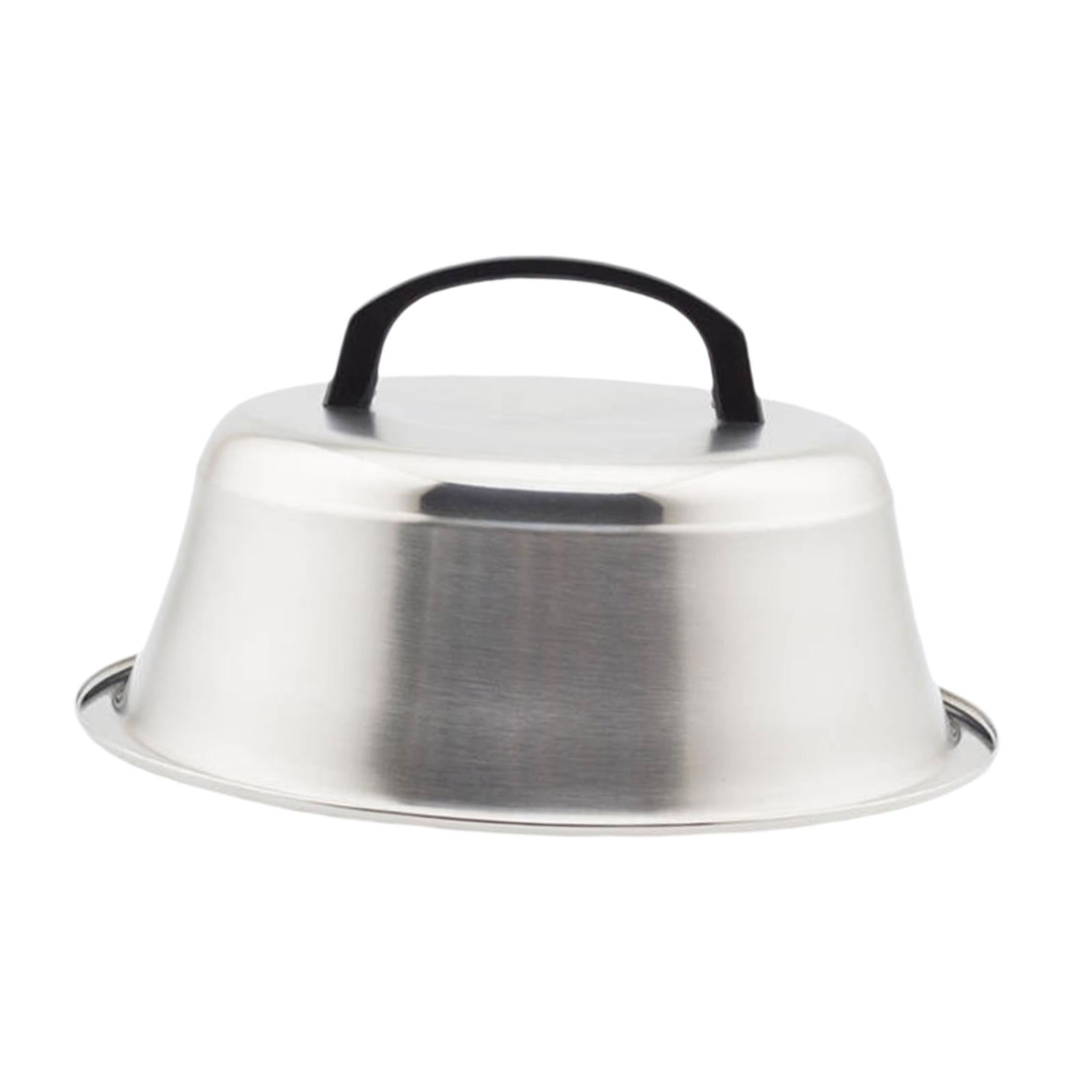 Burger Cover Grill Lid Steak Cover Food Cover for Burgers Kitchen Sandwiches Diameter 18cm