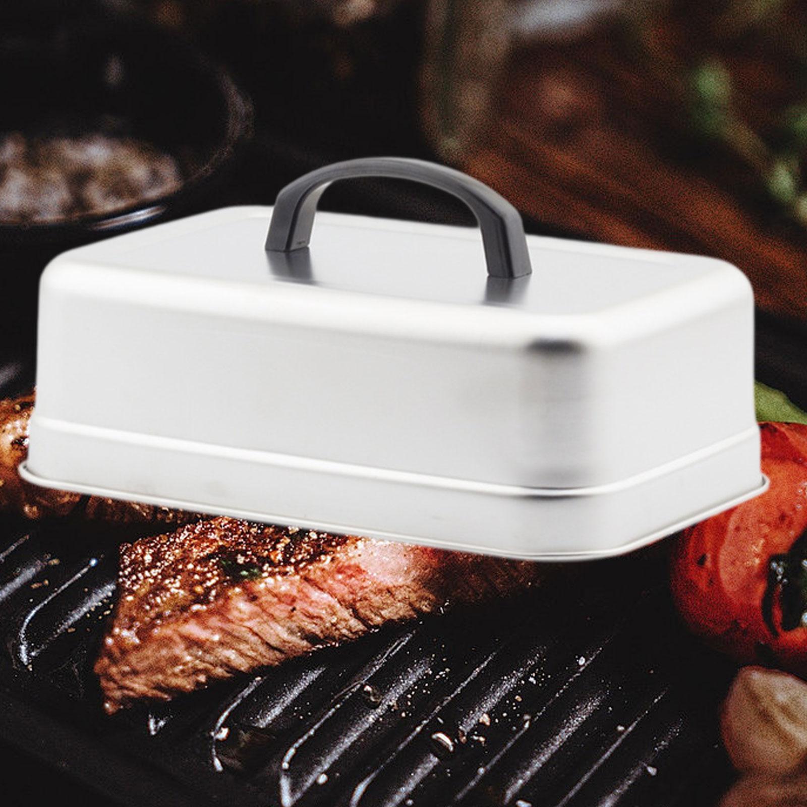Metal Grill Lid Heavy Duty Cheese Melting Dome for Cooking Flat Top Burgers