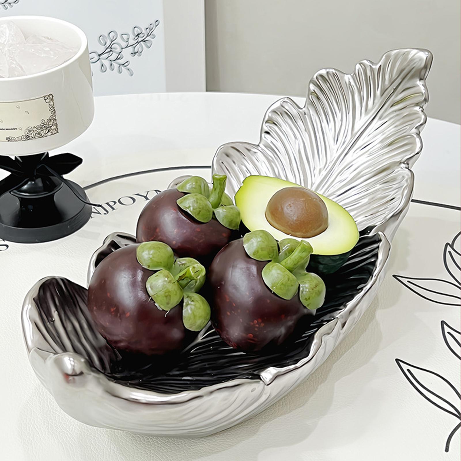 Fruit Plate Large Capacity Dried Fruit Plate for Living Room Household Hotel