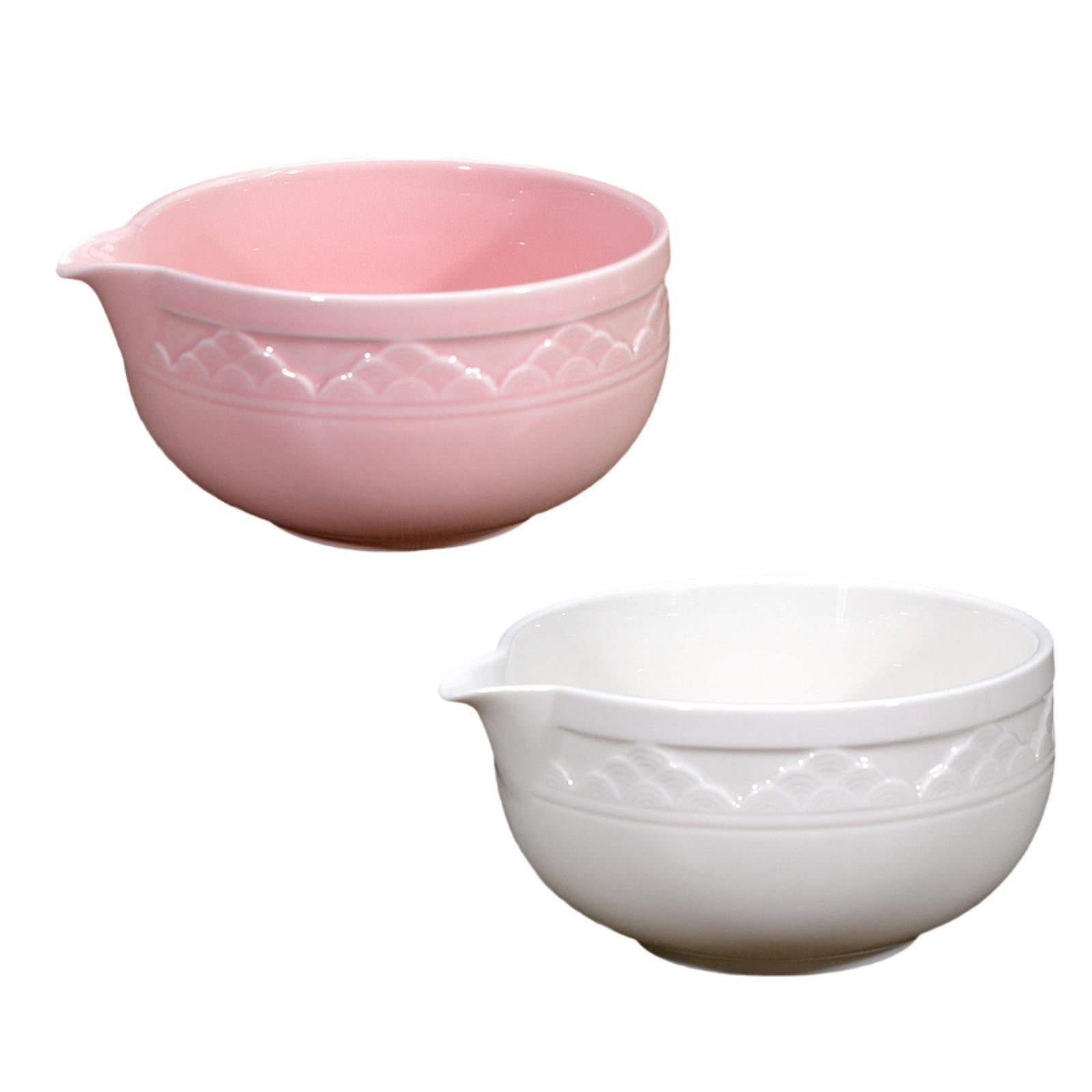 Matcha Bowl Home Handcrafted Ceramic for Cold Hot Water Cold Brew Tea Lovers Pink