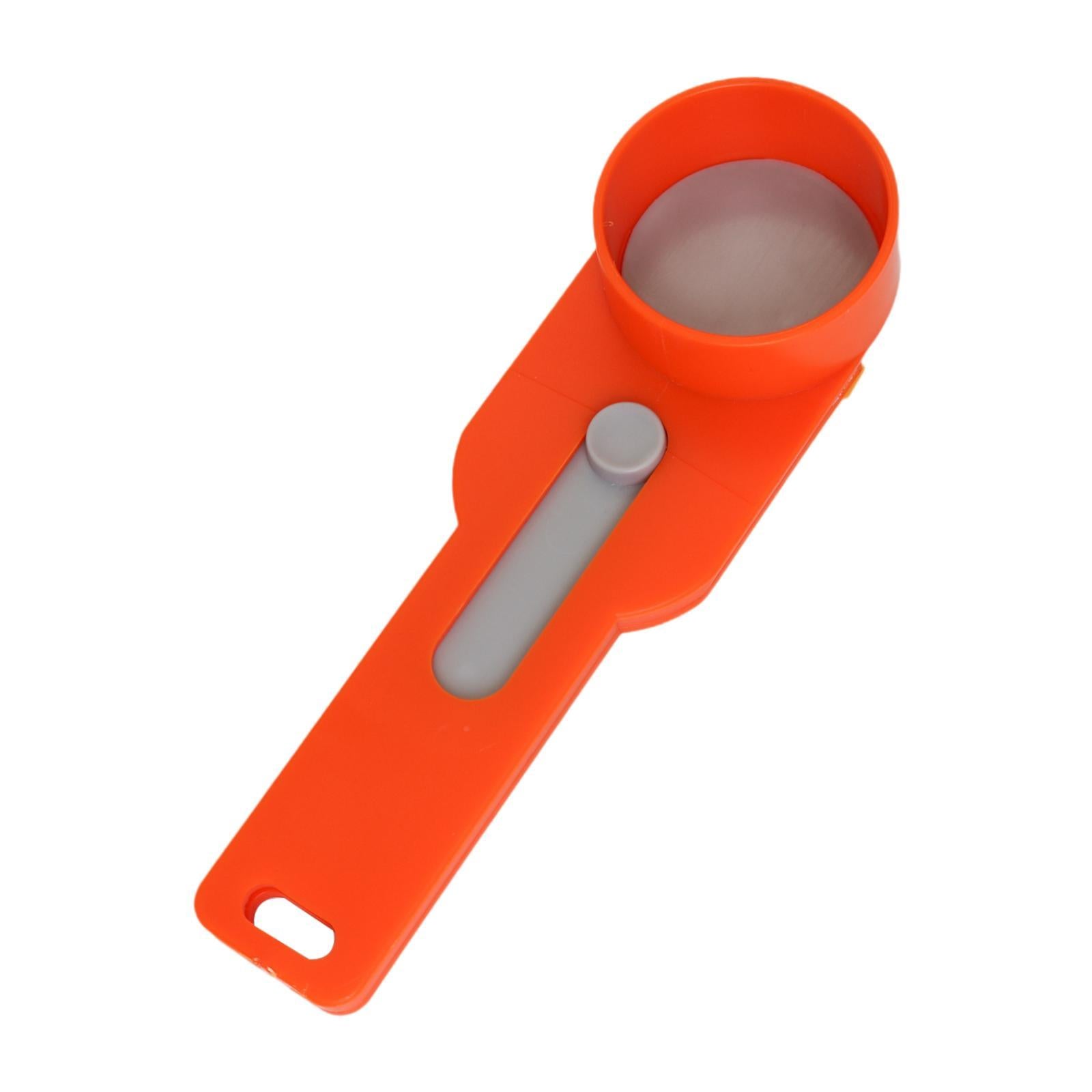 Coffee Measuring Spoon Versatile Coffee Scoop for Cup Refill Protein Powder orange