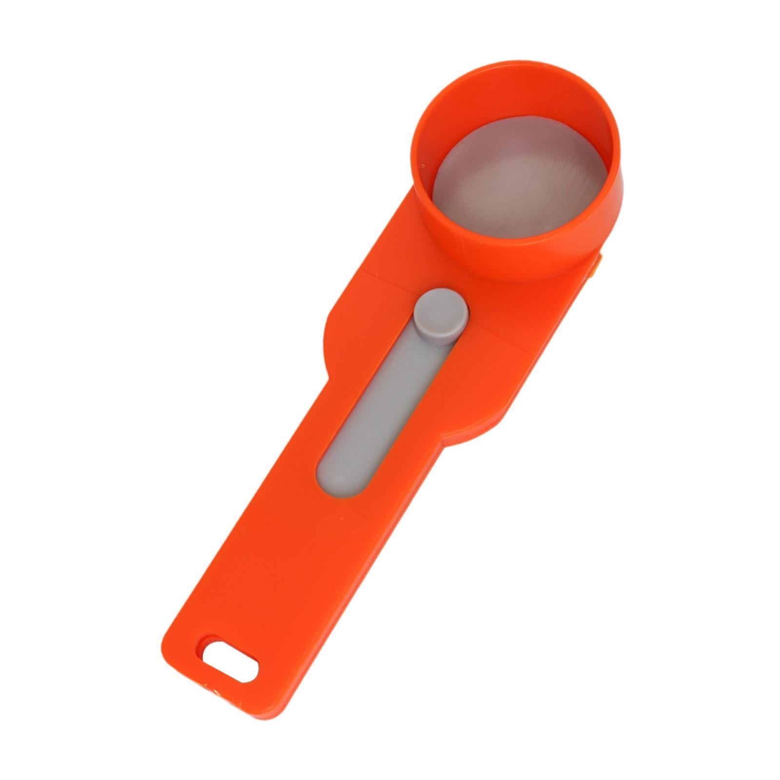 Coffee Measuring Spoon Versatile Coffee Scoop for Cup Refill Protein Powder orange