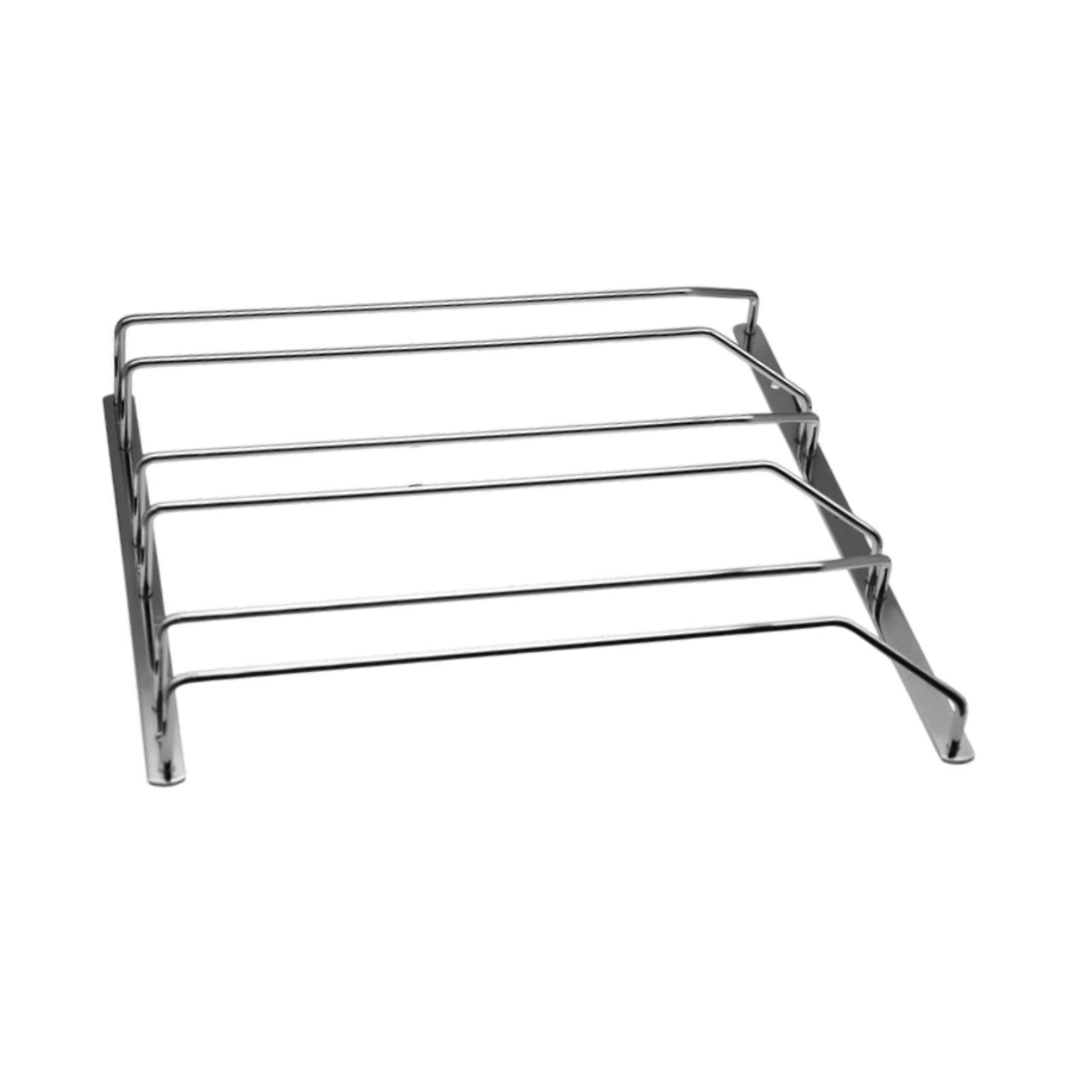 Under Cabinet Wine Glass Holder Iron Shelf for Dining Room Cabinet Household Triple Row