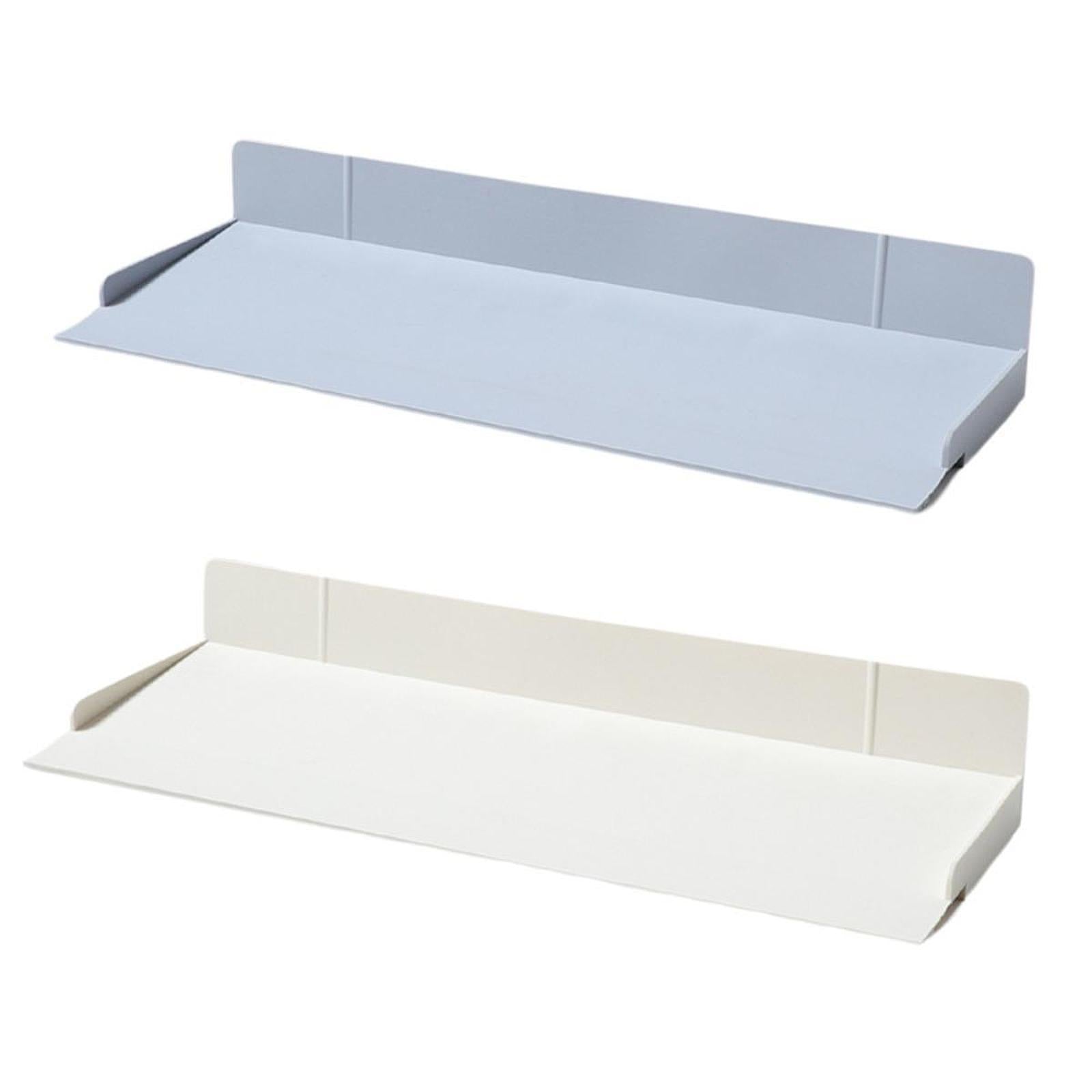 Sink Edge Protector 17.7 inch Drain Pad for Bathroom Bathtub Kitchen Counter Blue Gray