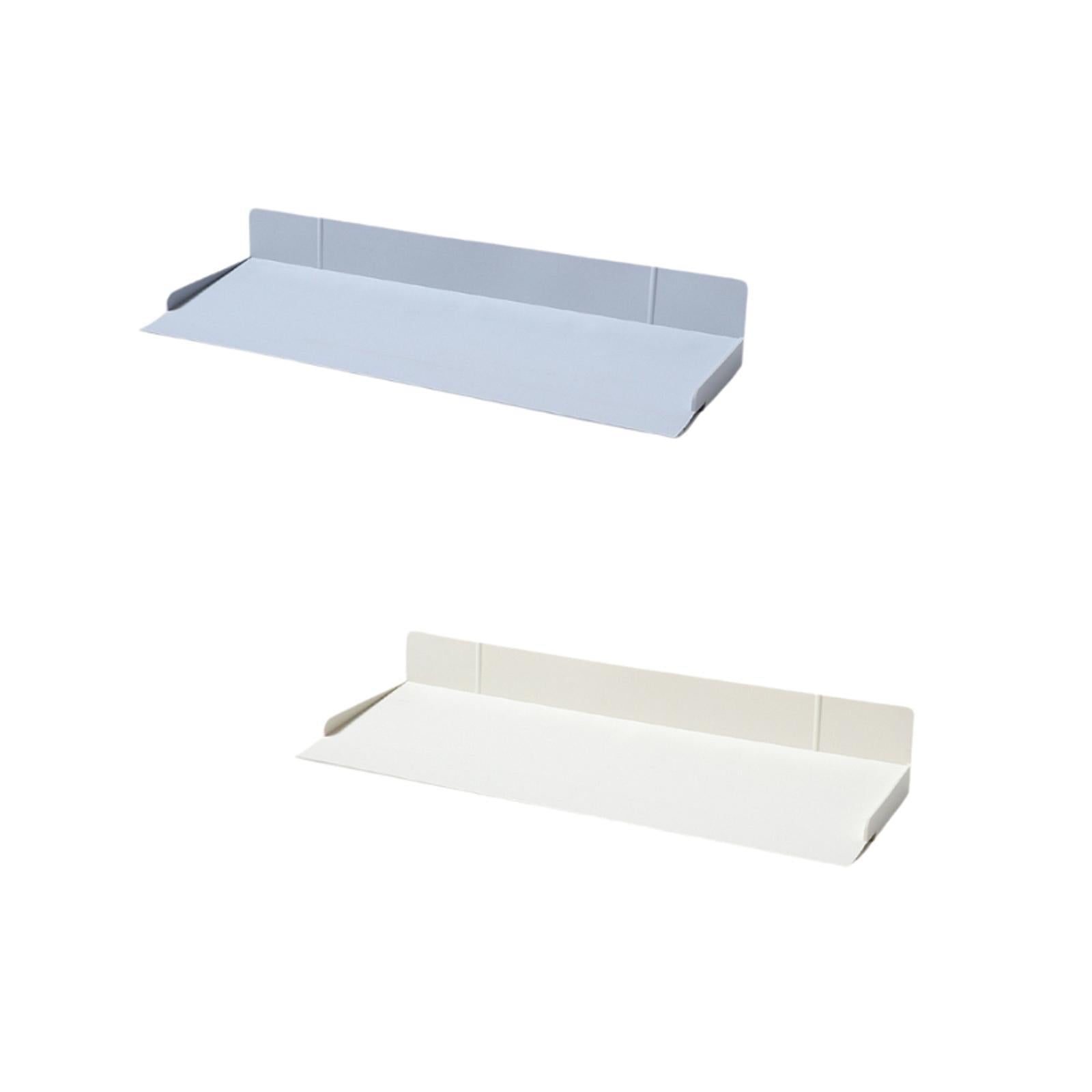 Sink Edge Protector 17.7 inch Drain Pad for Bathroom Bathtub Kitchen Counter Blue Gray