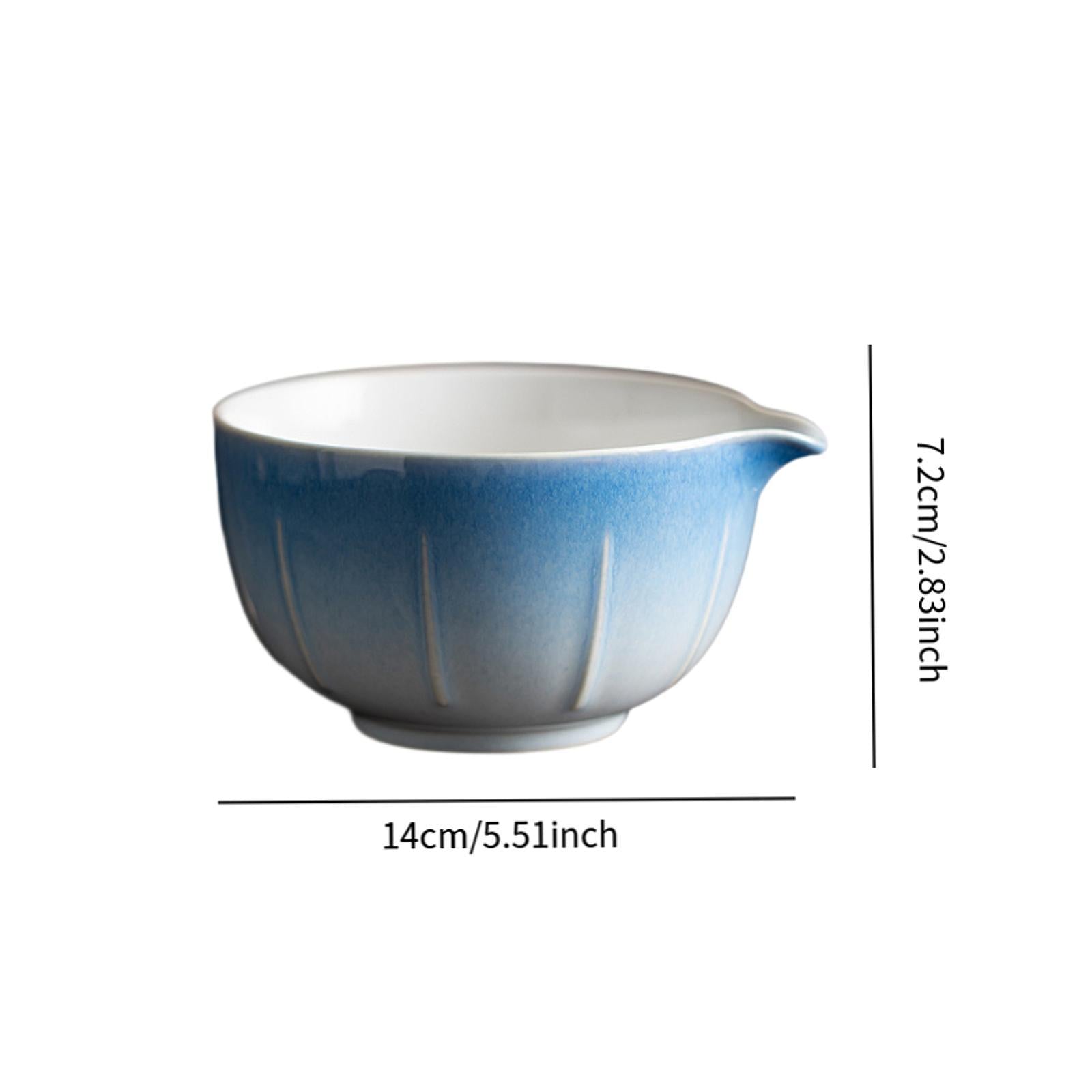 Matcha Mixing Bowl Traditional for Housewarmings Gift 14x12.6x7.2cm Handmade Style B