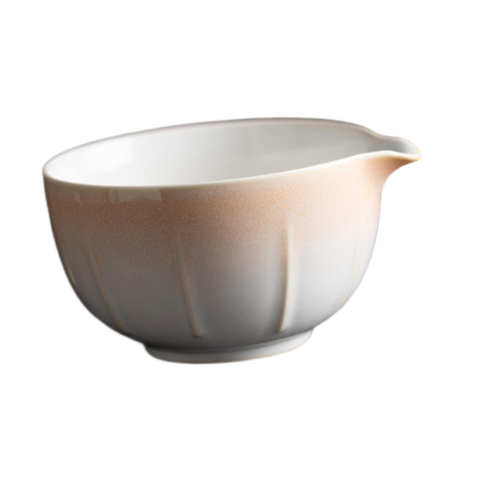 Matcha Mixing Bowl Traditional for Housewarmings Gift 14x12.6x7.2cm Handmade Style C