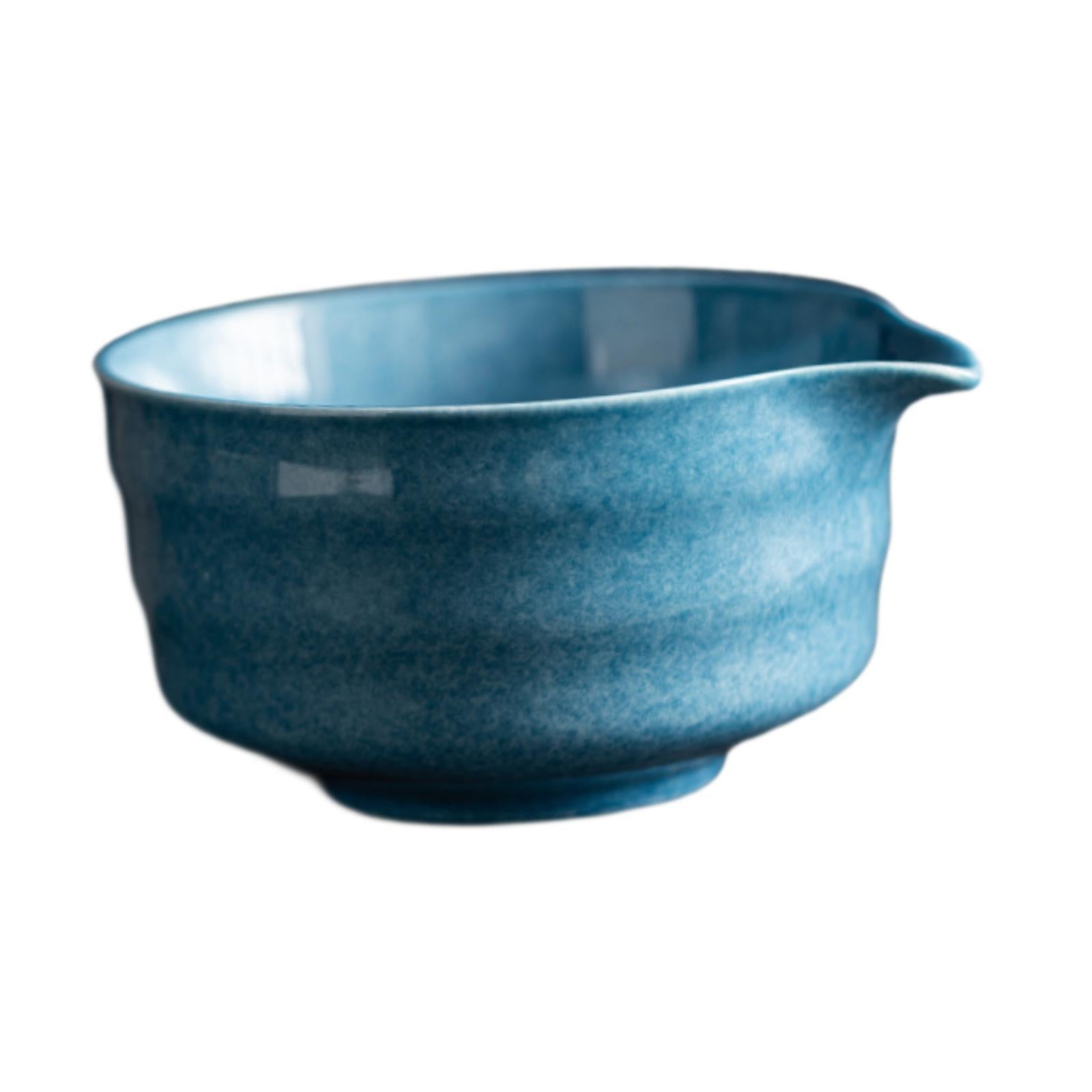 Matcha Mixing Bowl Traditional for Housewarmings Gift 14x12.6x7.2cm Handmade Style D