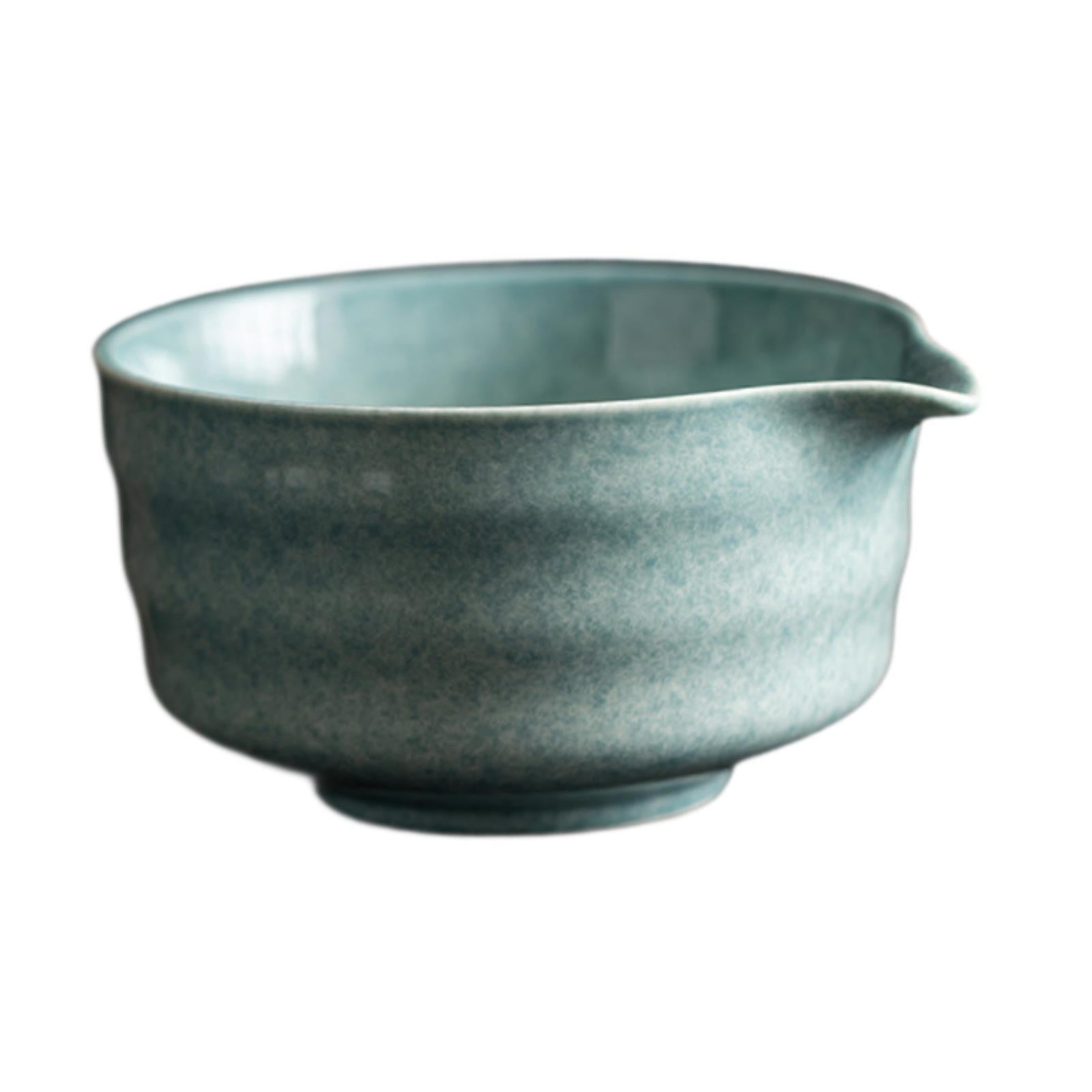 Matcha Mixing Bowl Traditional for Housewarmings Gift 14x12.6x7.2cm Handmade Style E