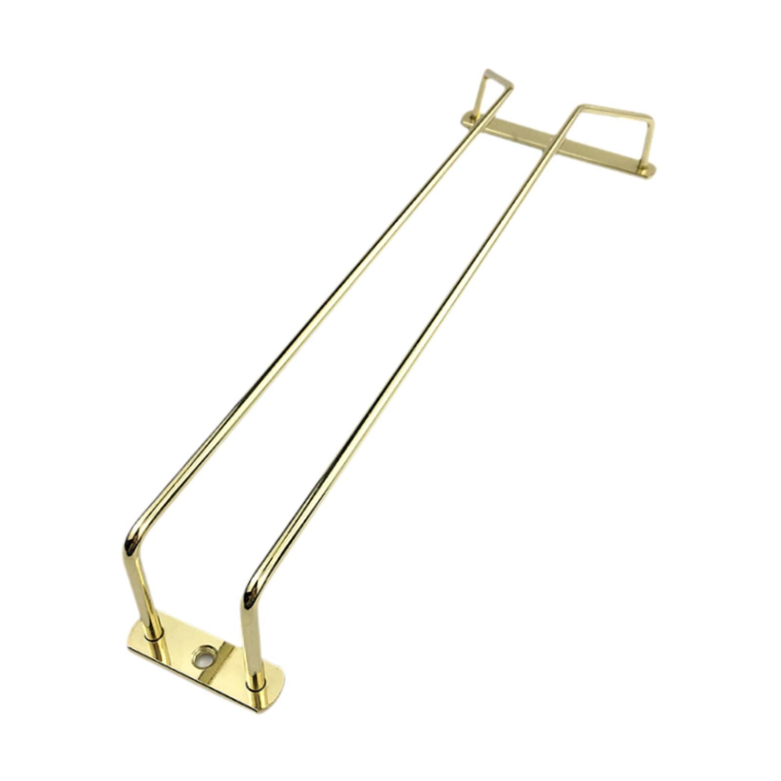 Under Cabinet Wine Glass Holder Glass Storage Hanger for Cabinet Dining Room