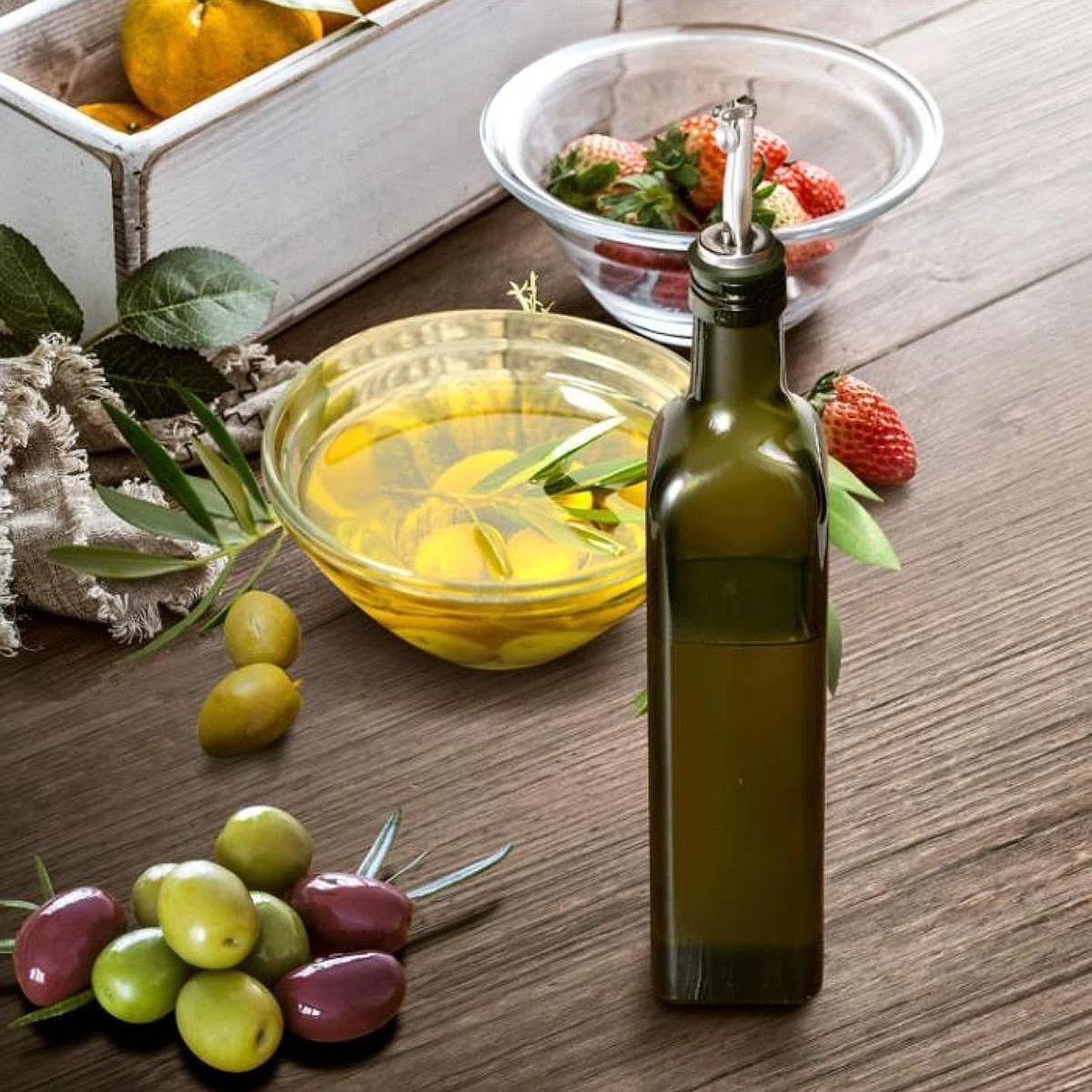 Olive Oil Dispenser Bottle Leakproof Serving Household Oil and Vinegar Cruet