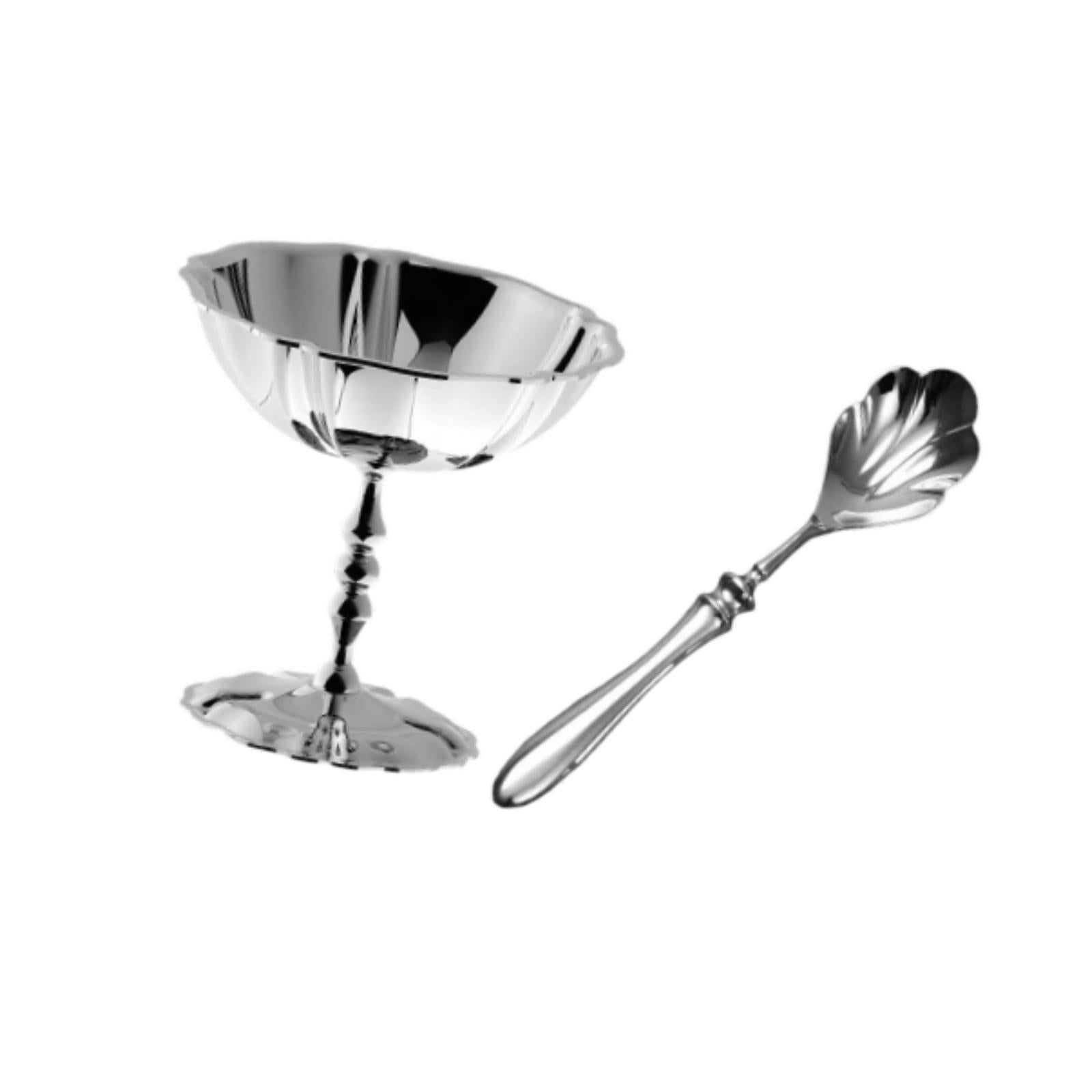 Stainless Steel Ice Cream Cup Dessert Serving Cup for KTV Picnic Graduations Lotus Type