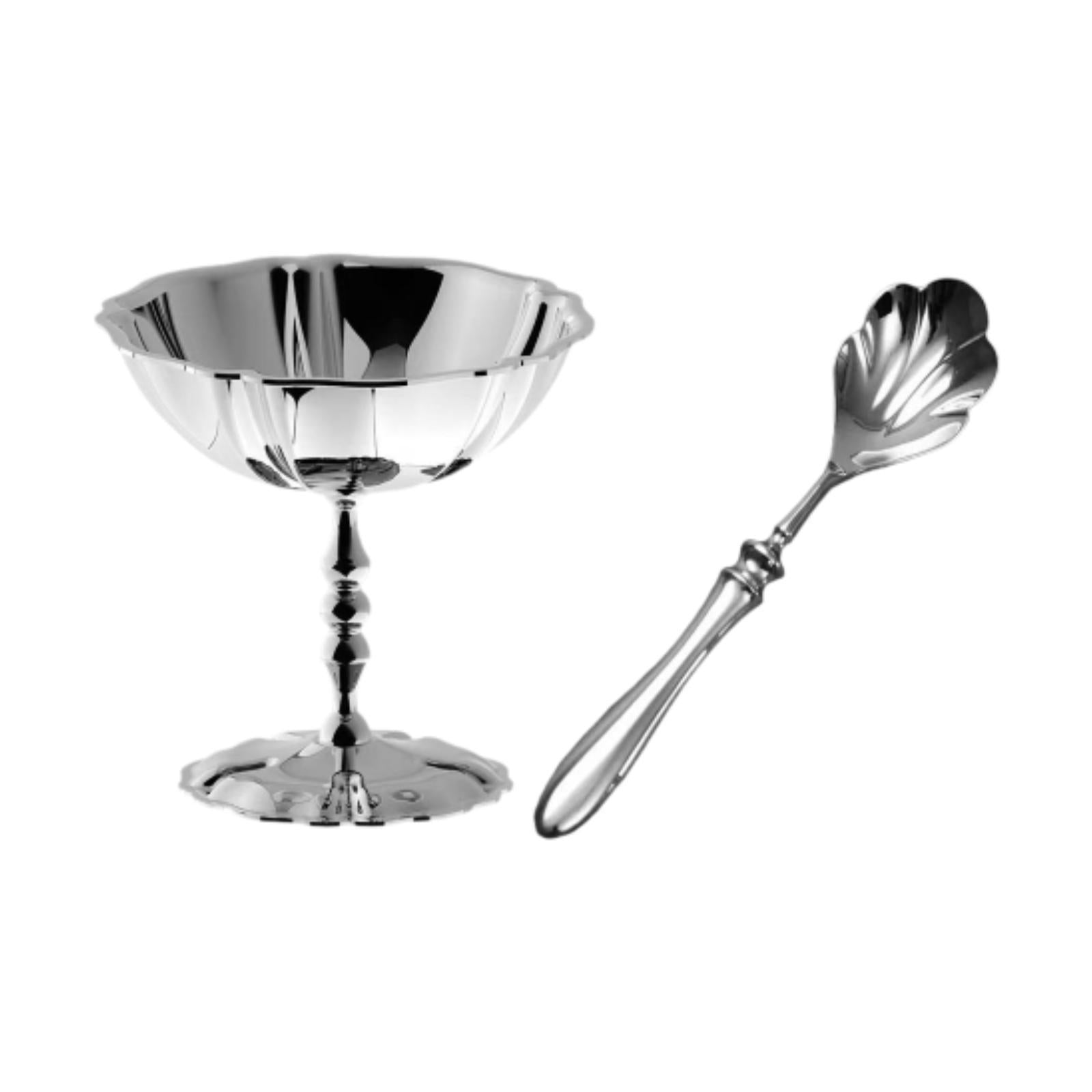 Stainless Steel Ice Cream Cup Dessert Serving Cup for KTV Picnic Graduations Lotus Type