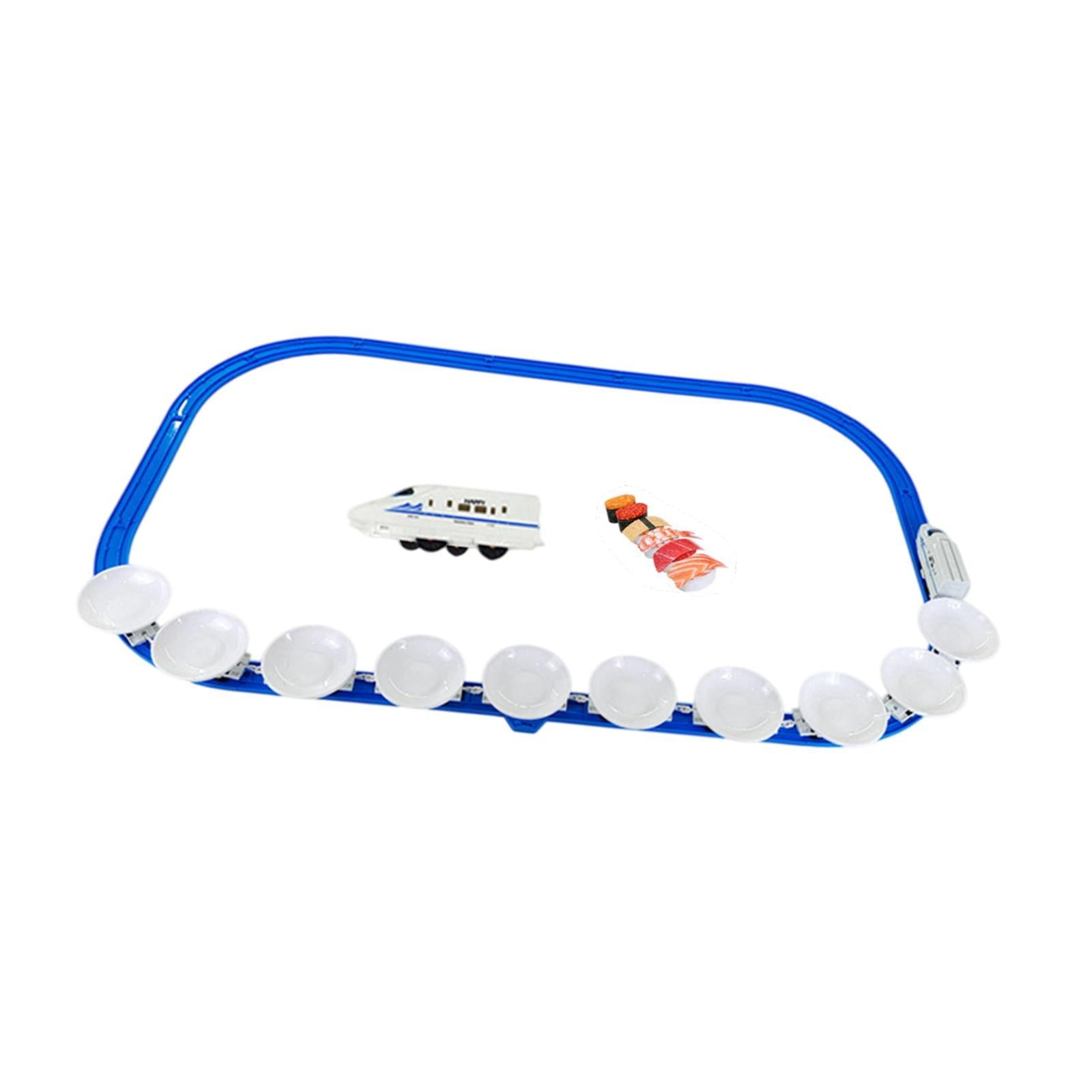 Sushi Train Toys Electric Train Toy for Boys Girl Party Favors Birthday Gift 2 Train Heads