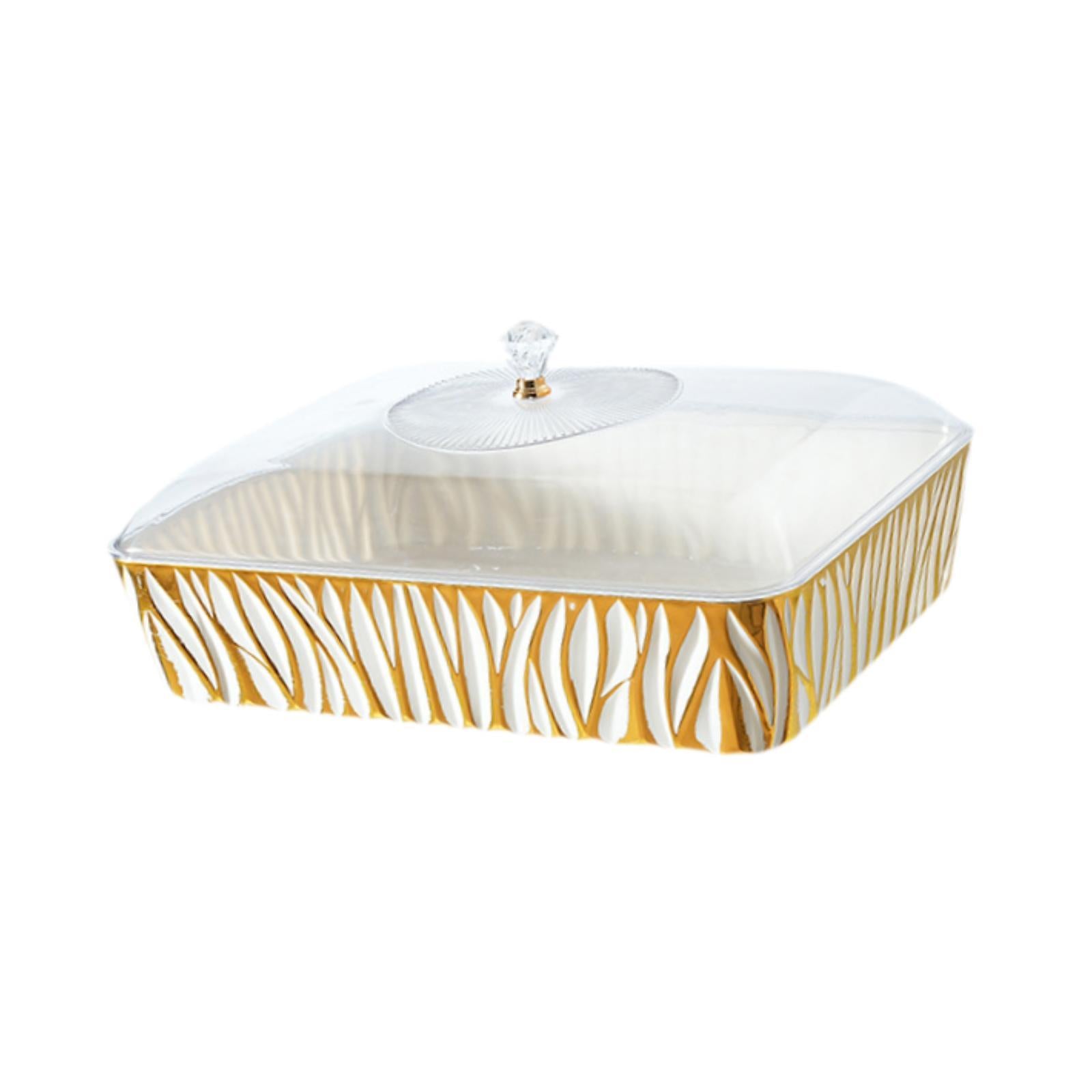 Serving Tray Display Organizer Holder Dish Cake Stand for Food Dessert Fruit 41cmx30.2cmx17cm