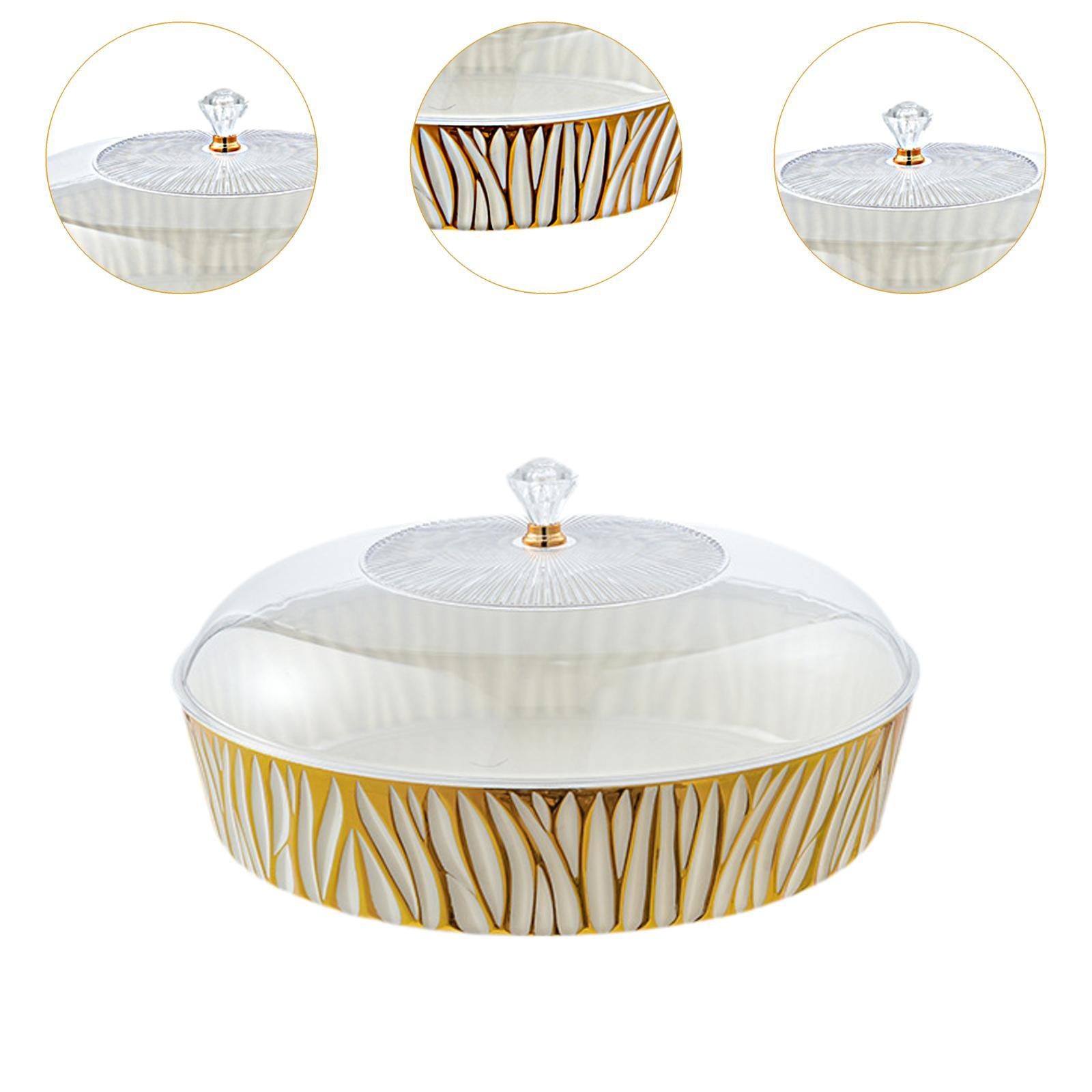 Serving Tray Holder Server Dish Cake Plate for Pastry Treats Sandwich Cookie 30.5cmx30.5cmx15.5cm