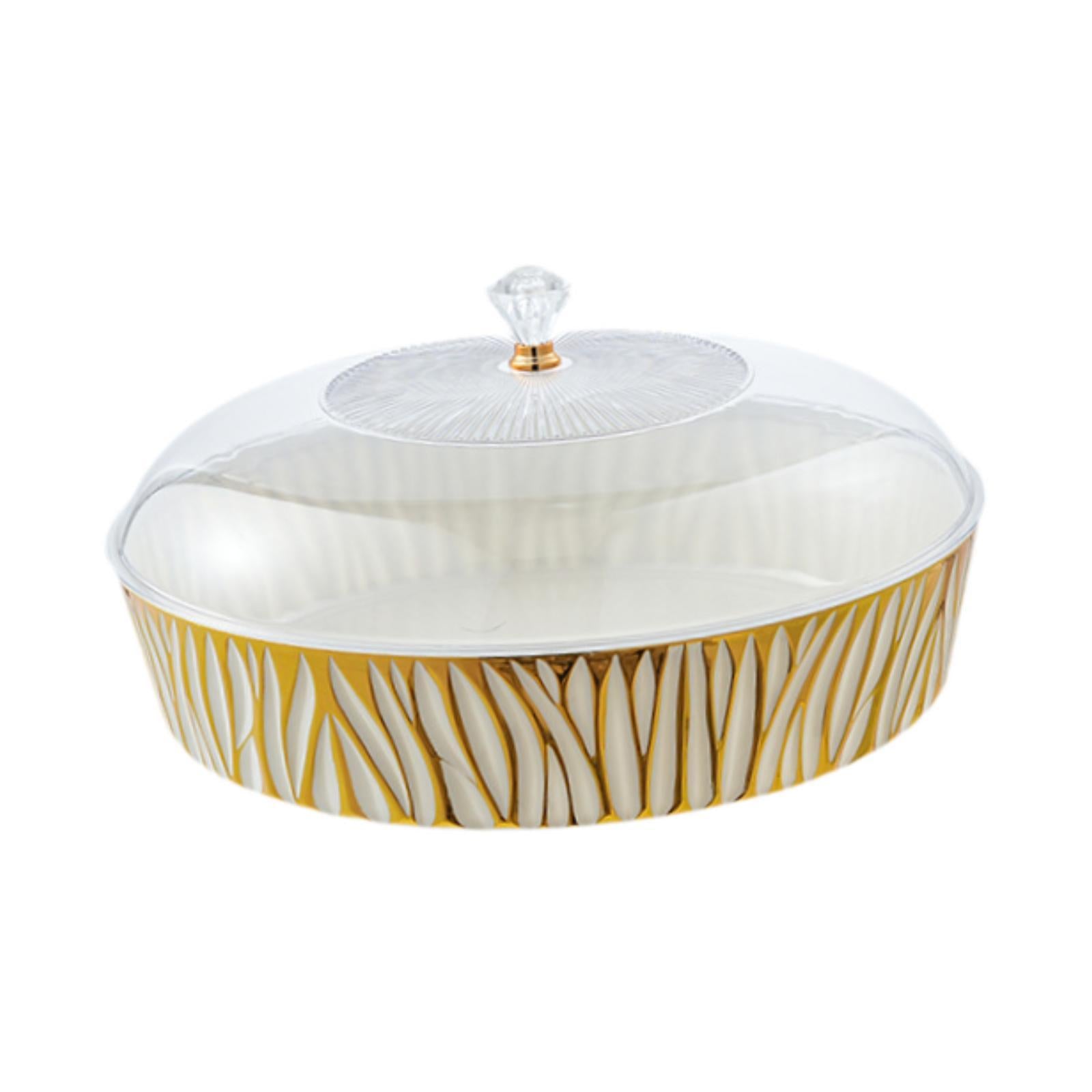 Serving Tray Holder Server Dish Cake Plate for Pastry Treats Sandwich Cookie 36cmx36cmx16.5cm
