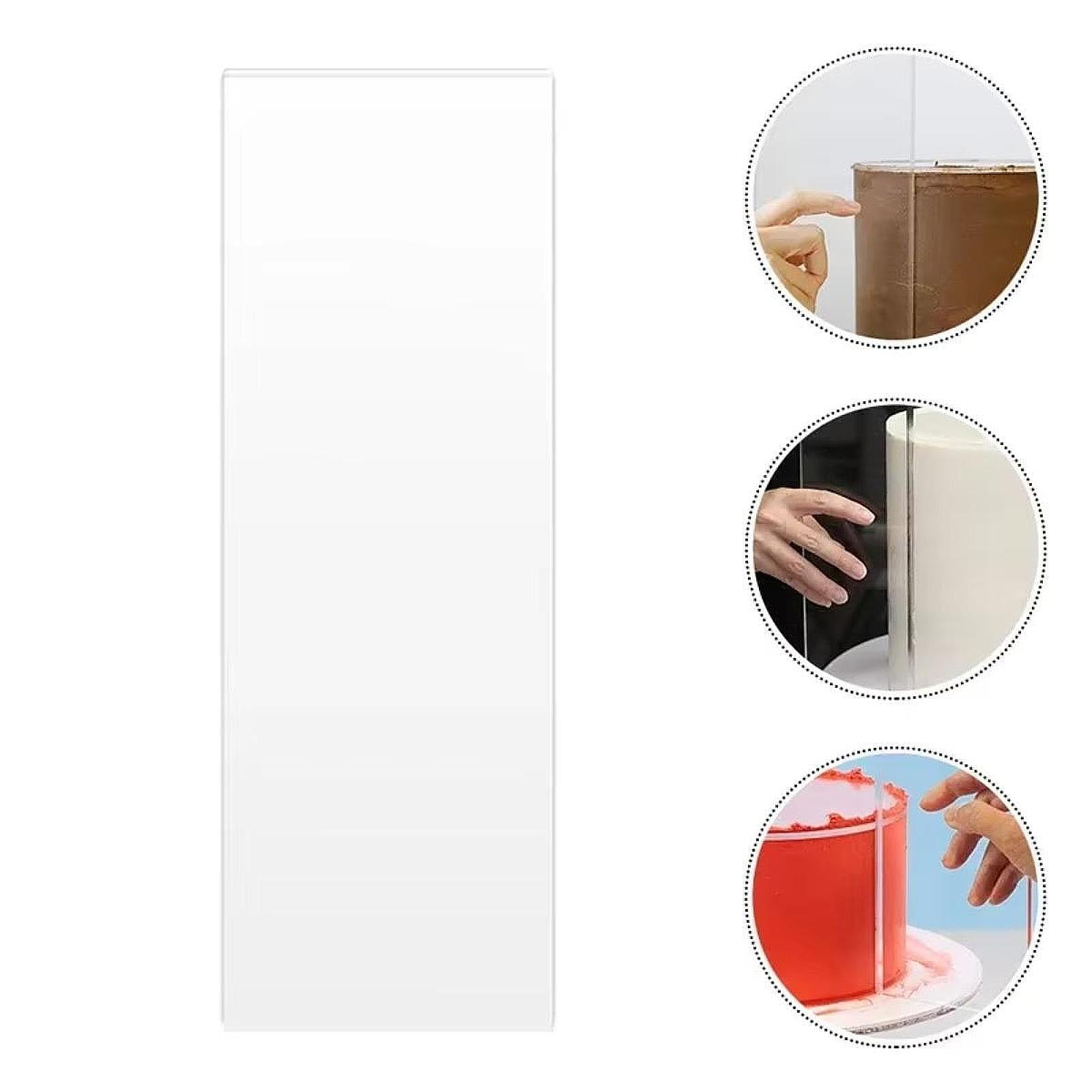Cake Scraper Flexible Pastry Cutter Cream Decoration Kitchen DIY Baking Tool 30.5x12.7x0.2cm