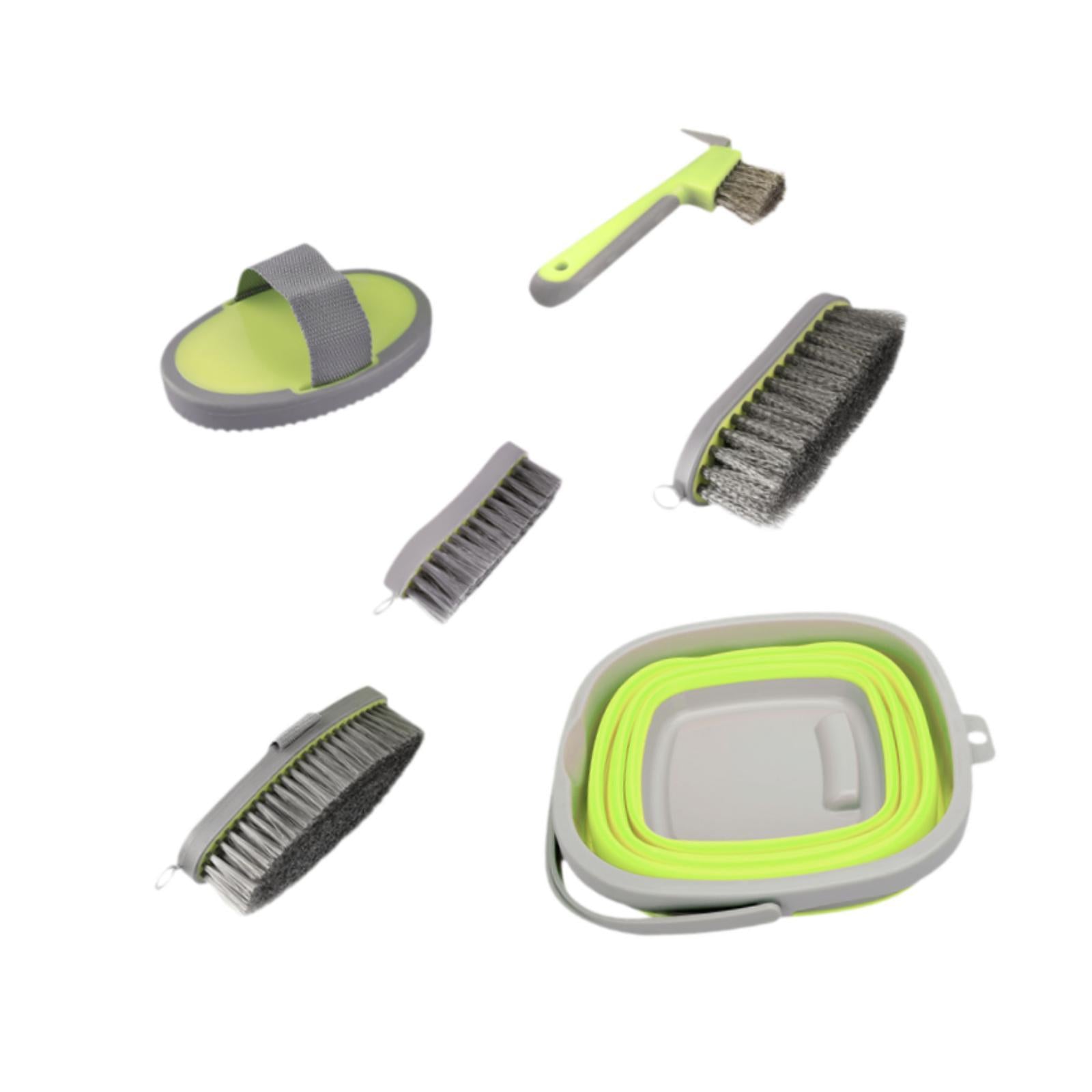 6x Horse Grooming Kit Effective Horse Brush Set for Equestrians Horse Owners