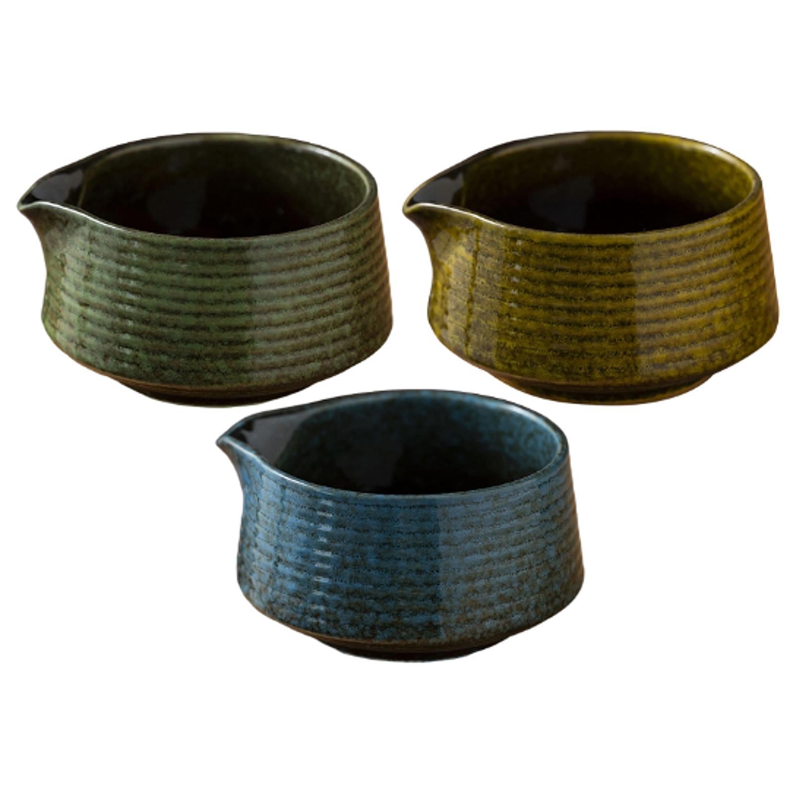 Japanese Matcha Tea Bowl Utensils Handcrafted for Tea Lovers Kitchen Tearoom Green